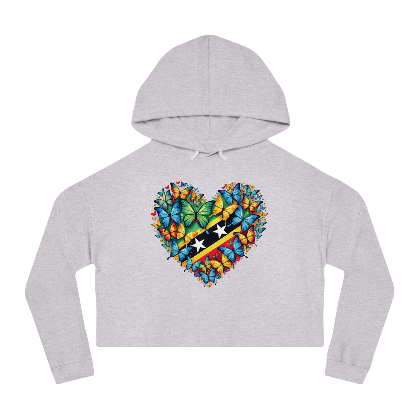 Women’s Cropped Butterfly's Heartland Hooded Sweatshirt