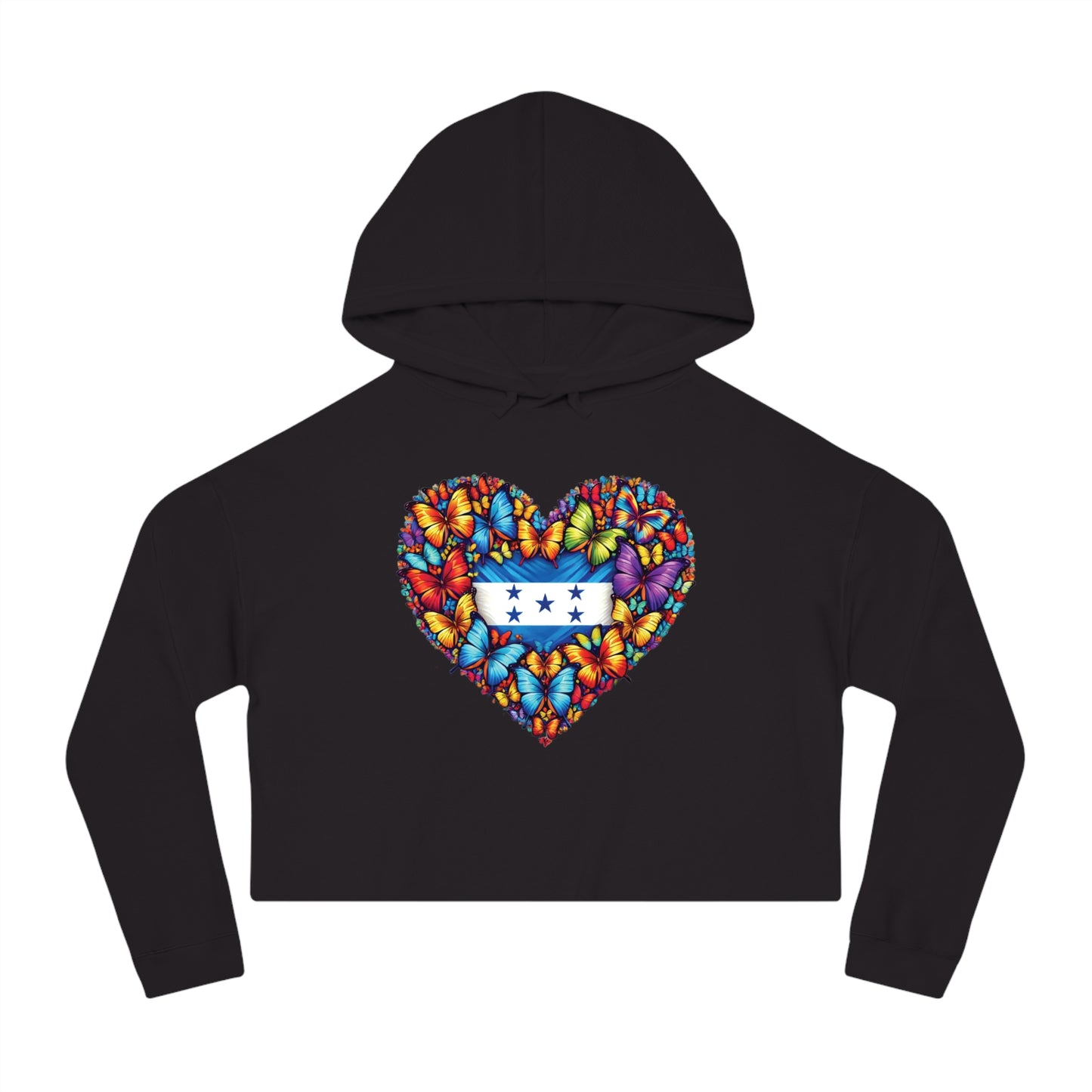 Women’s Cropped Butterfly's Heartland Hooded Sweatshirt