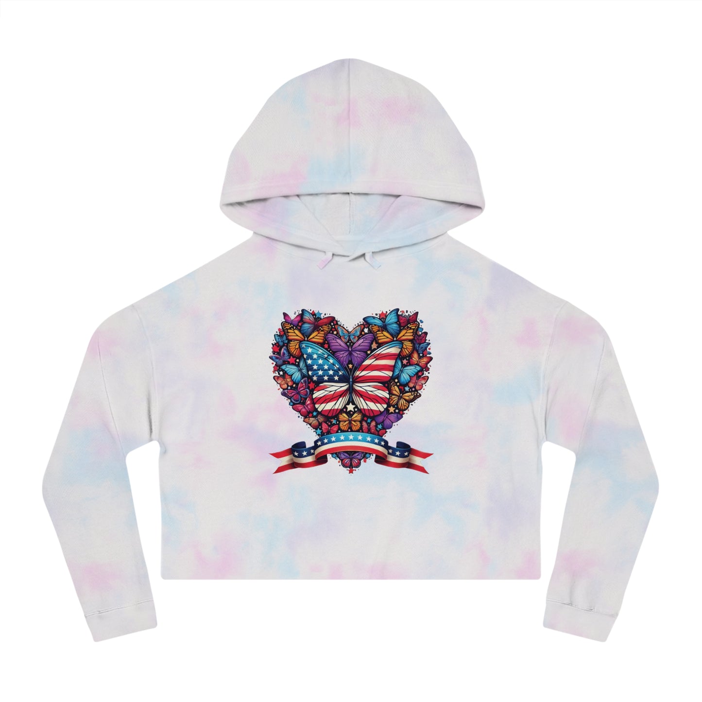 Women’s Cropped Butterfly's Heartland Hooded Sweatshirt