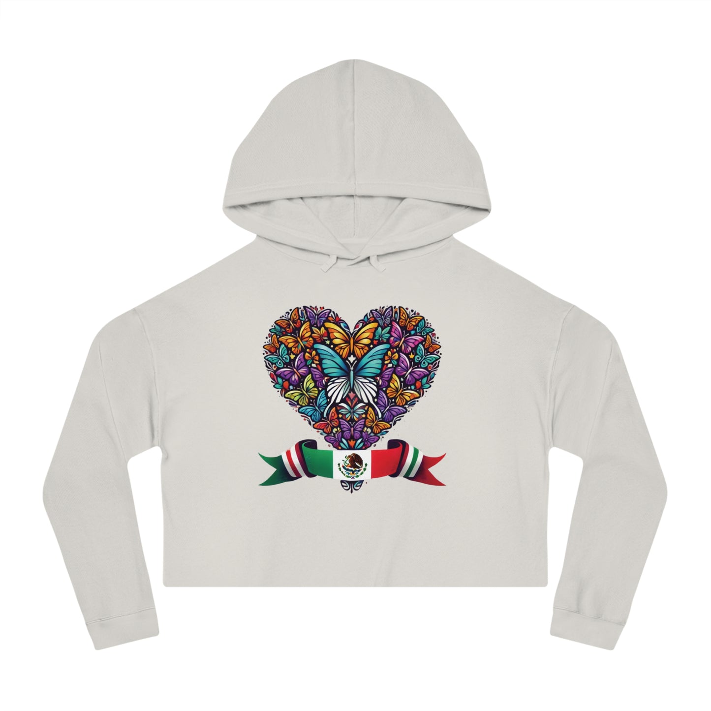 Women’s Cropped Butterfly's Heartland Hooded Sweatshirt