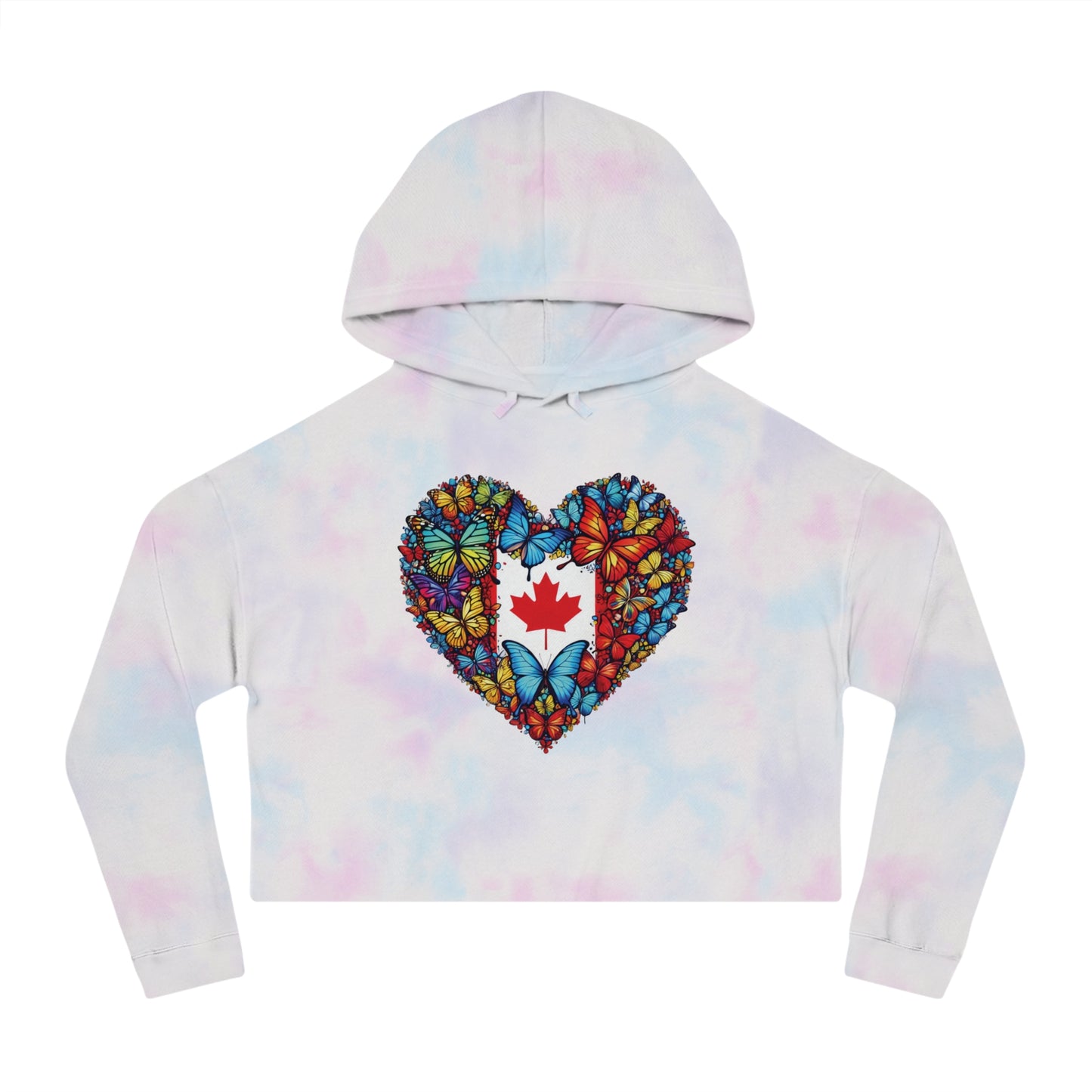 Women’s Cropped Butterfly's Heartland Hooded Sweatshirt