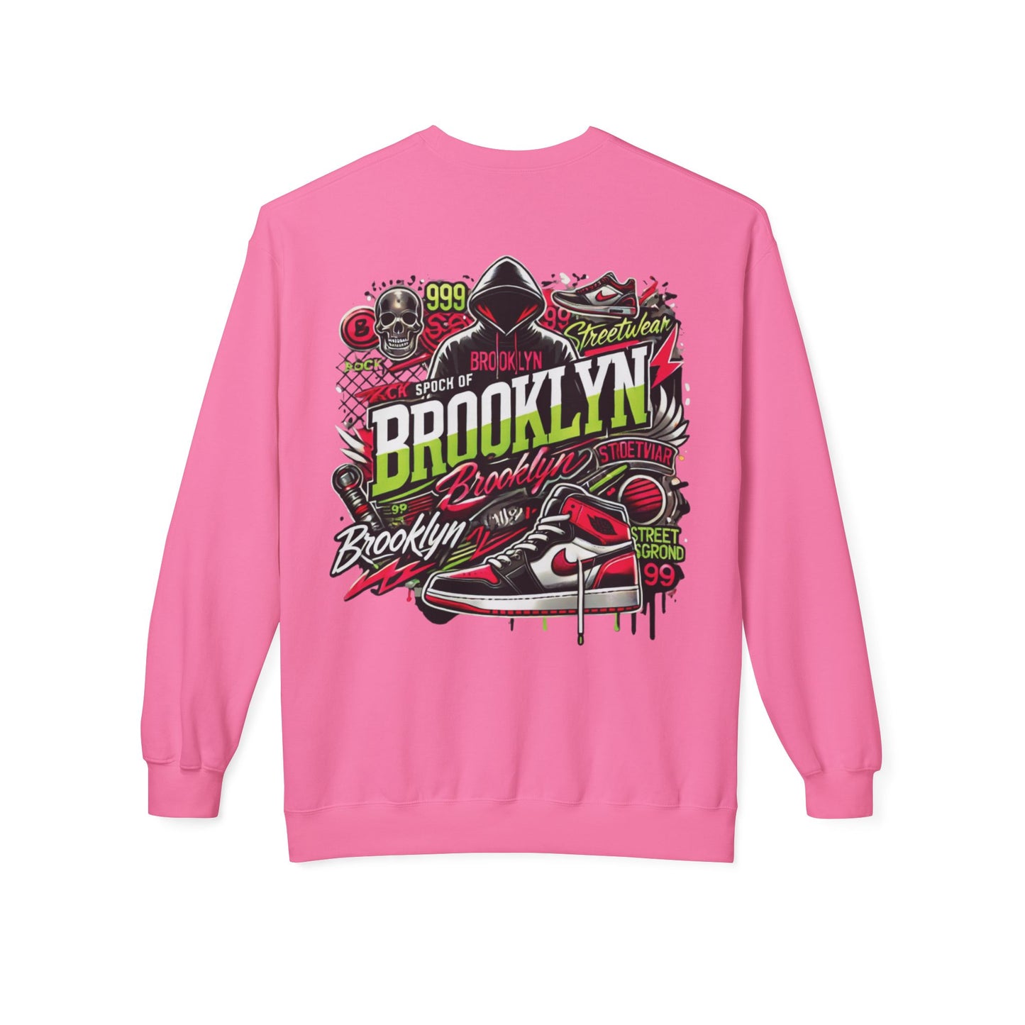 Ok Brooklyn's Unisex Midweight Softstyle Fleece Crewneck Sweatshirt