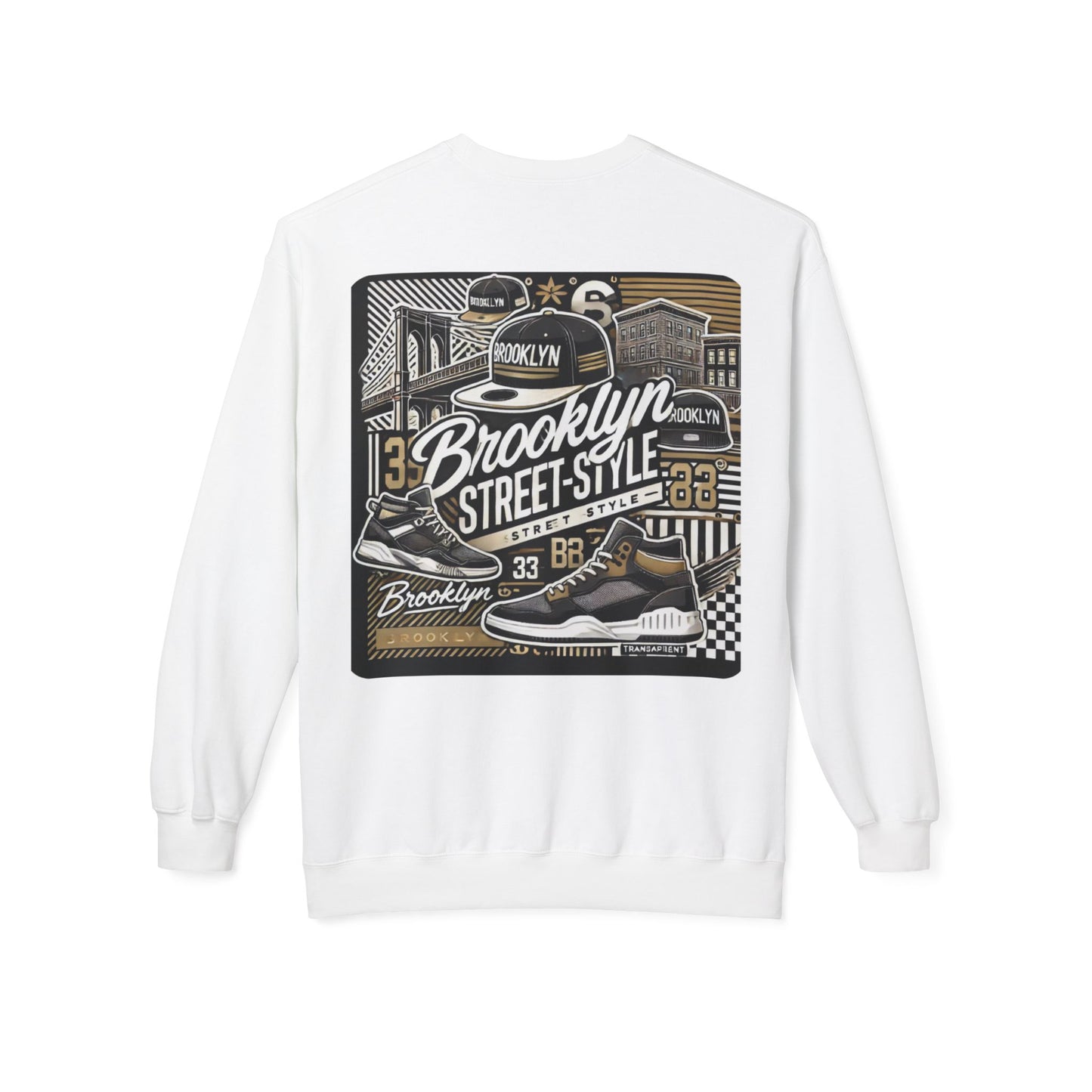 Ok Brooklyn's Unisex Midweight Softstyle Fleece Crewneck Sweatshirt