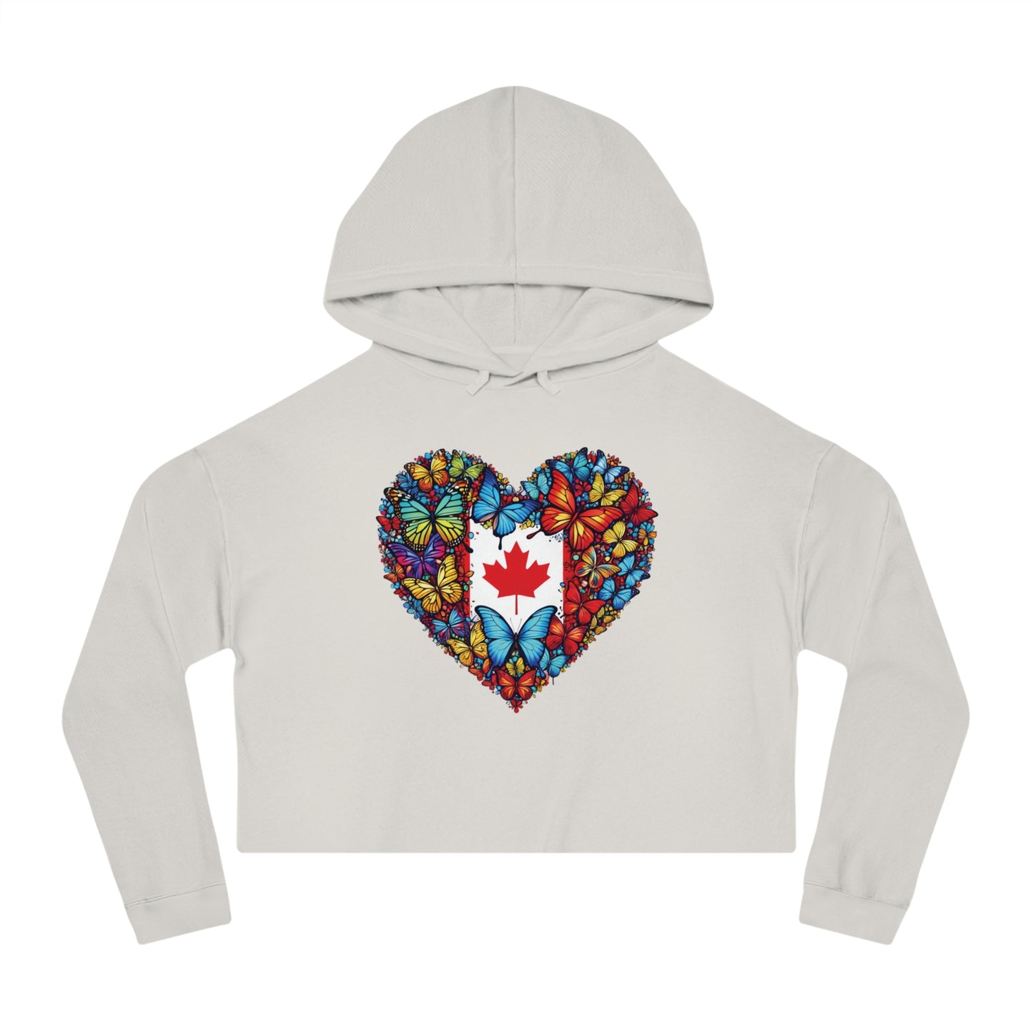 Women’s Cropped Butterfly's Heartland Hooded Sweatshirt