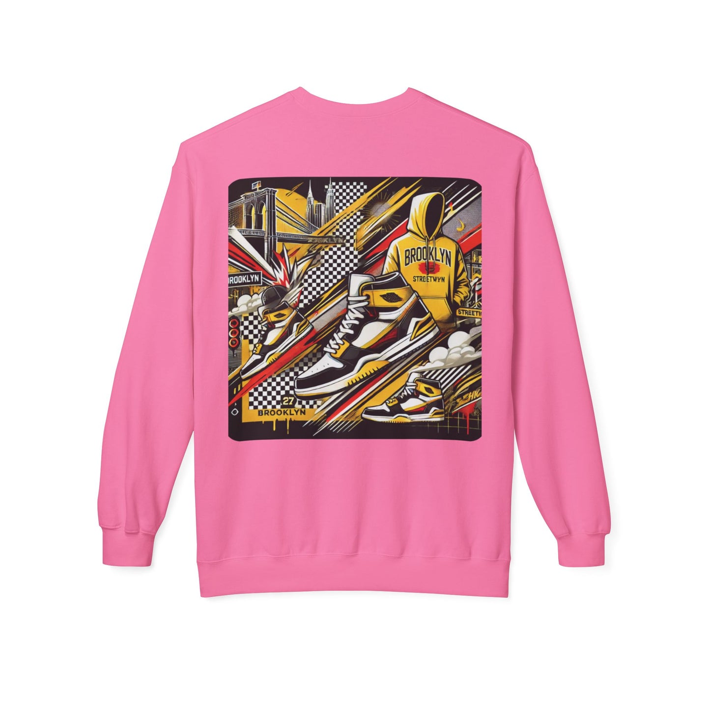 Ok Brooklyn's Unisex Midweight Softstyle Fleece Crewneck Sweatshirt