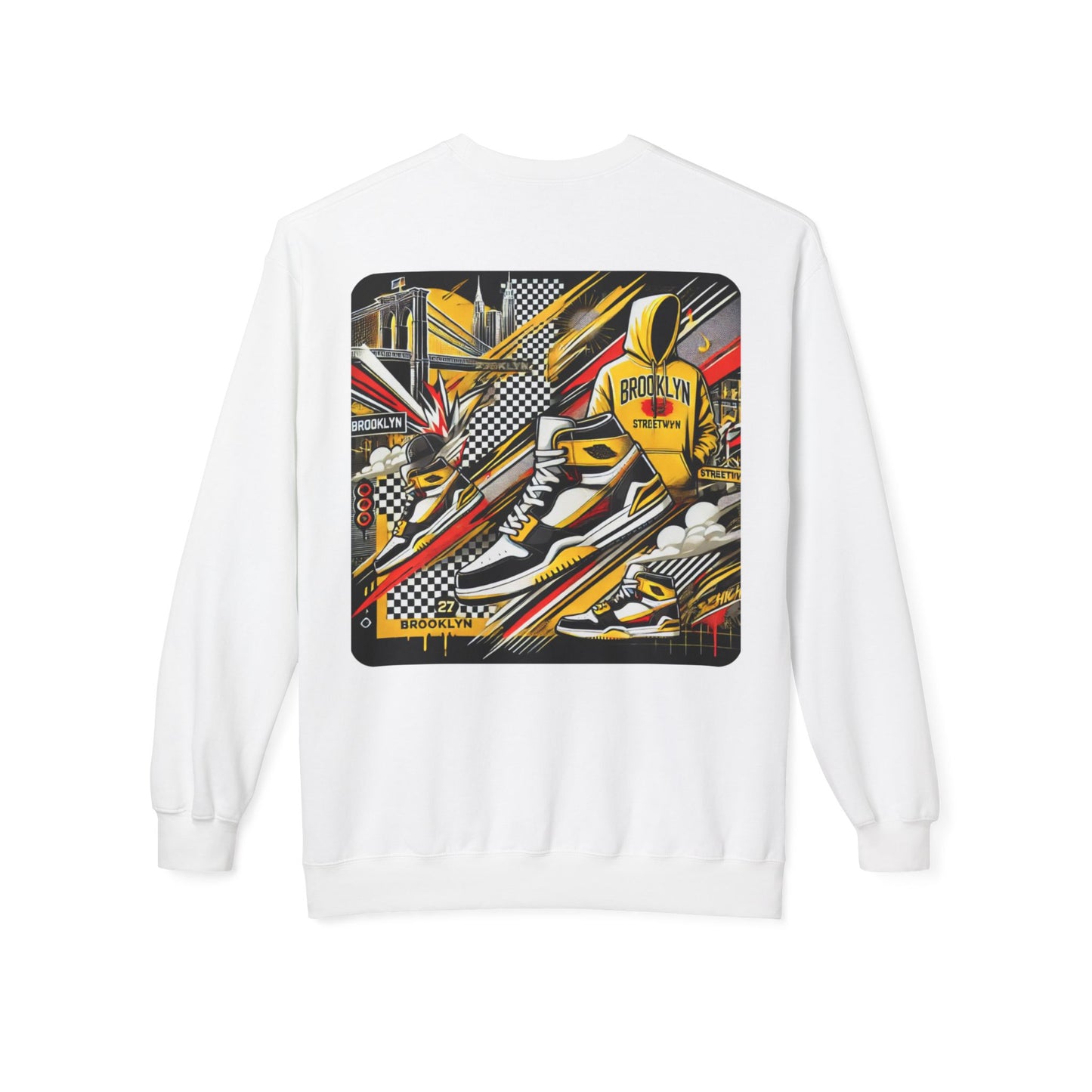 Ok Brooklyn Unisex Midweight Softstyle Fleece Crewneck Sweatshirt