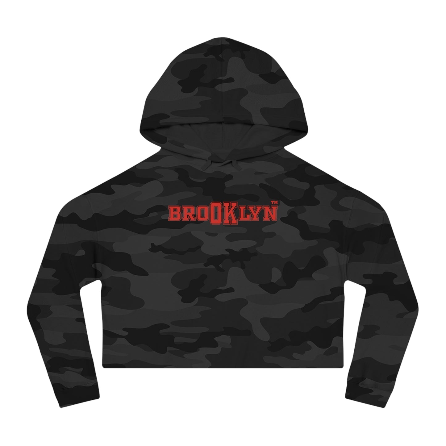 Ok Brooklyn's Women’s Cropped Hooded Sweatshirt