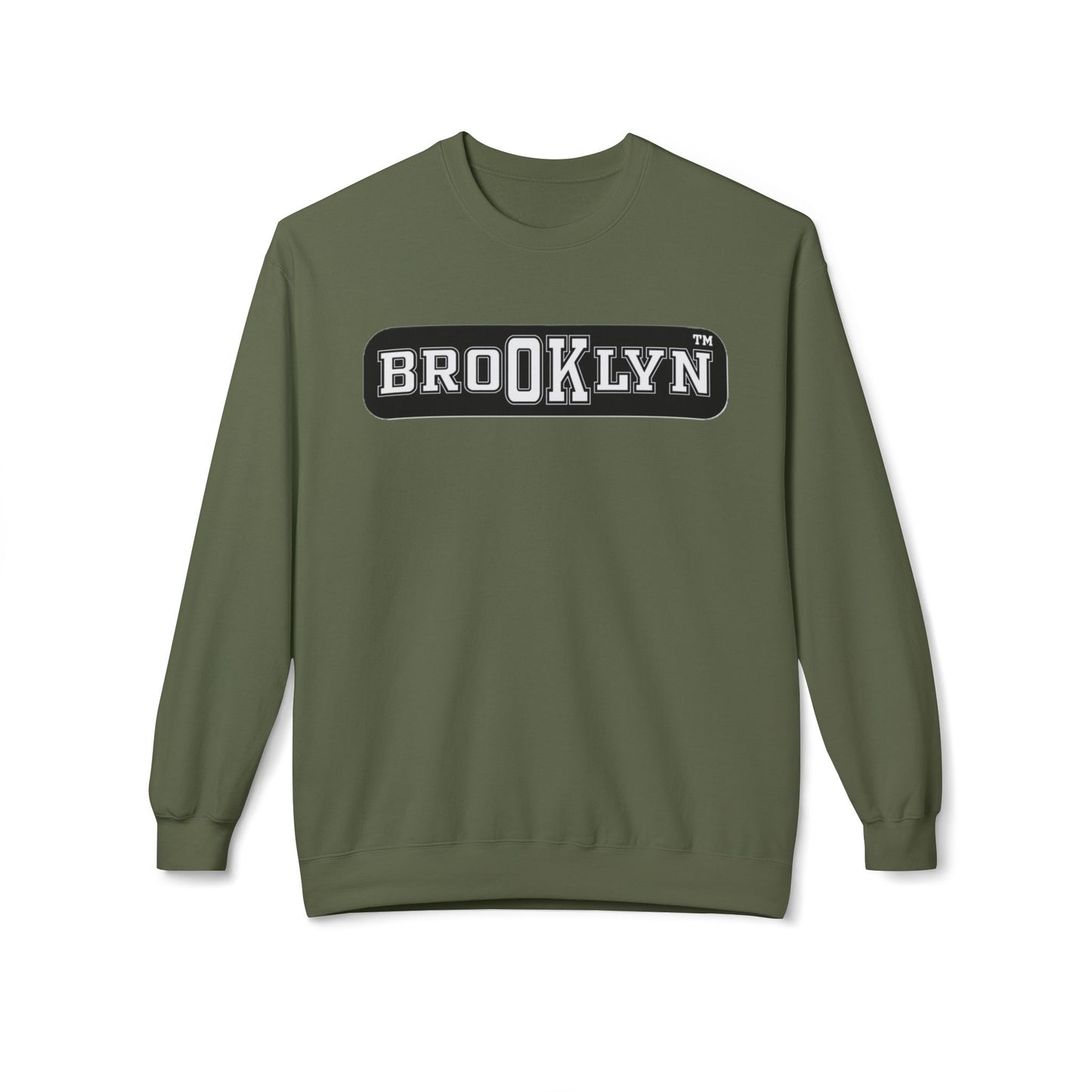 Ok Brooklyn Unisex Midweight Softstyle Fleece Crewneck Sweatshirt