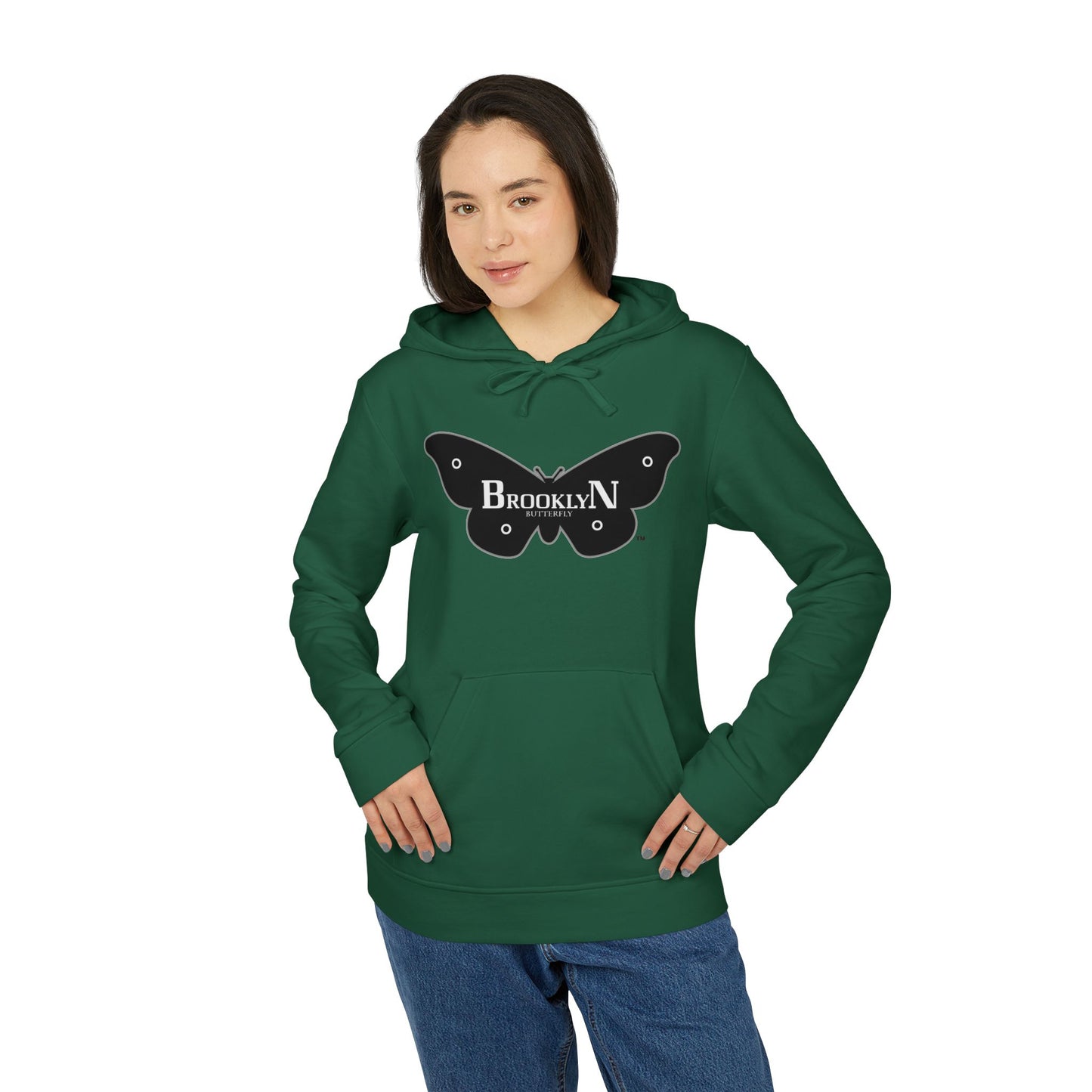 Brooklyn butterfly's adidas Unisex Fleece Hoodie