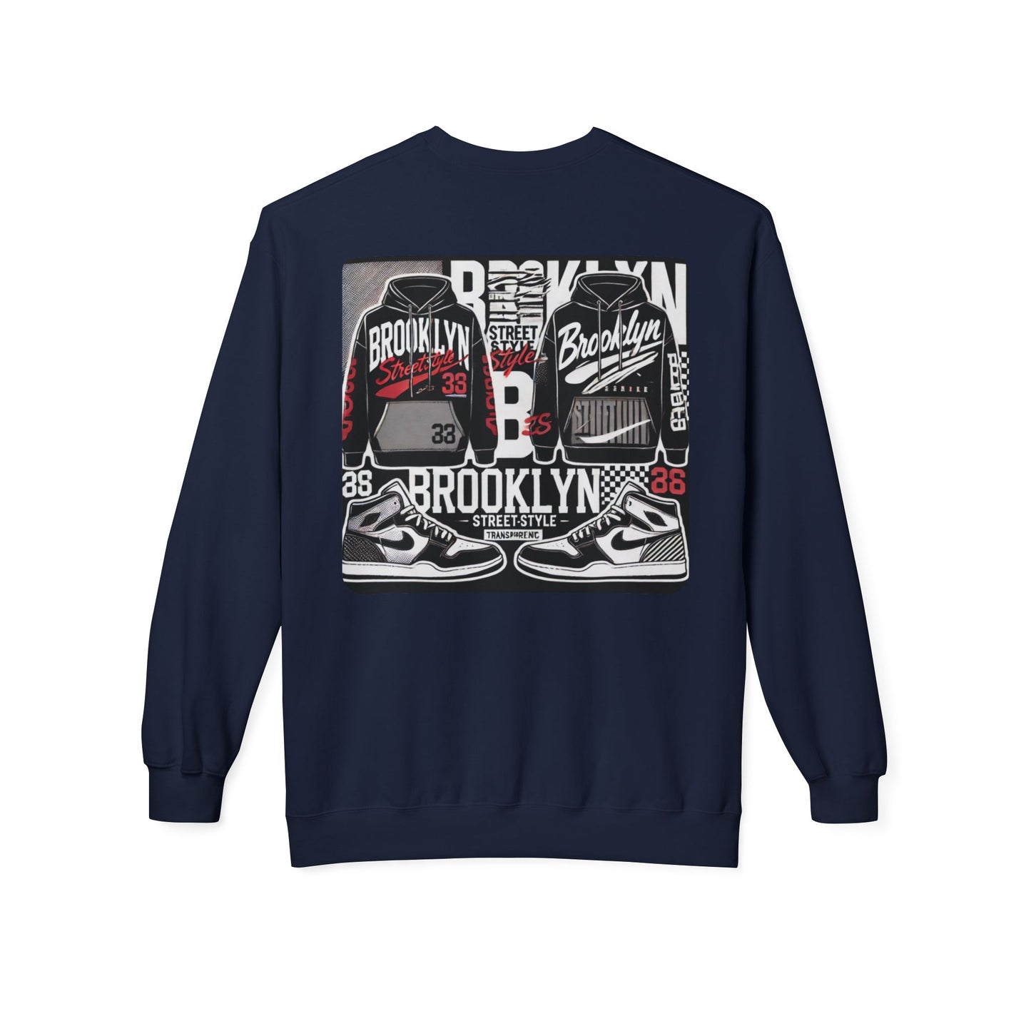 Ok Brooklyn's Unisex Midweight Softstyle Fleece Crewneck Sweatshirt