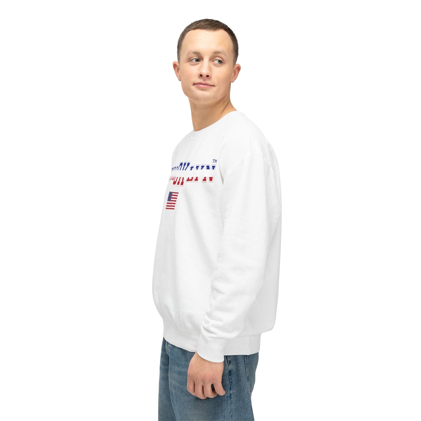 USA Unisex Lightweight Crewneck Sweatshirt