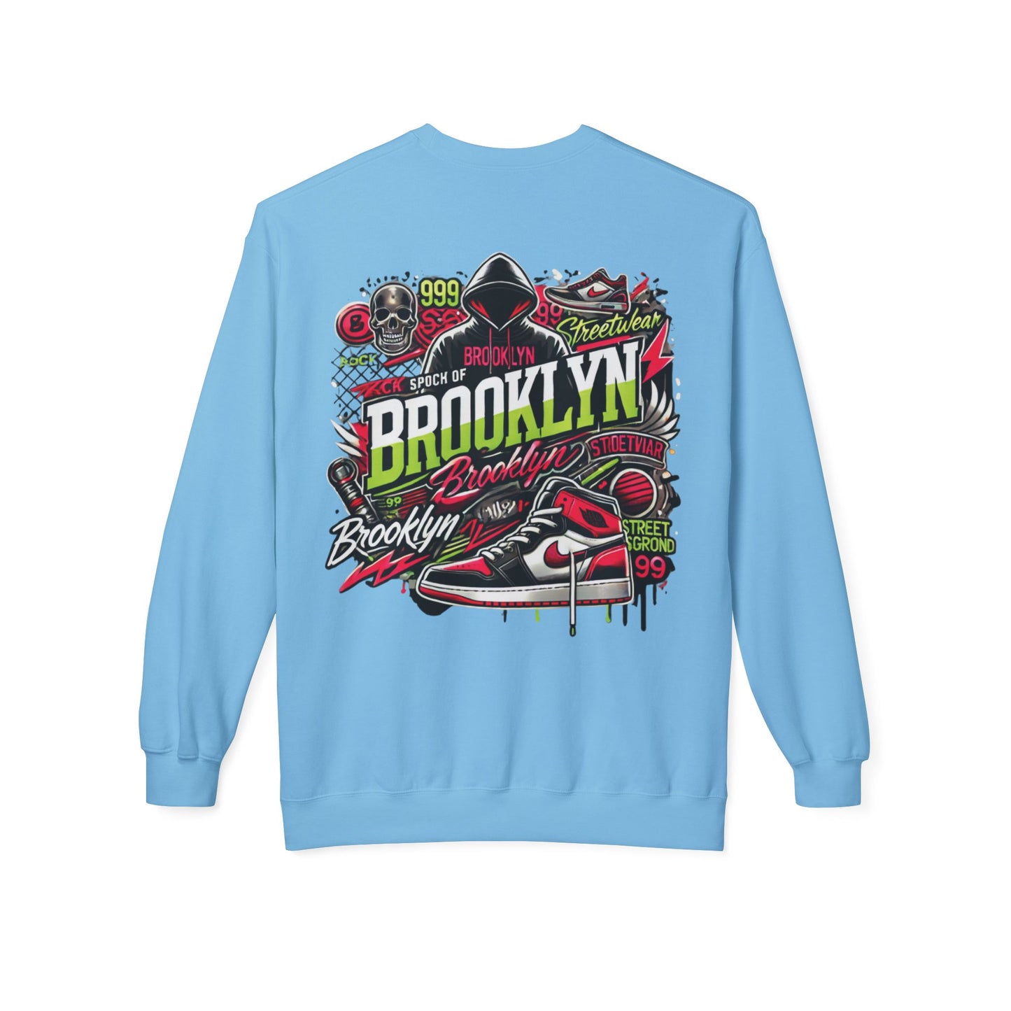 Ok Brooklyn's Unisex Midweight Softstyle Fleece Crewneck Sweatshirt