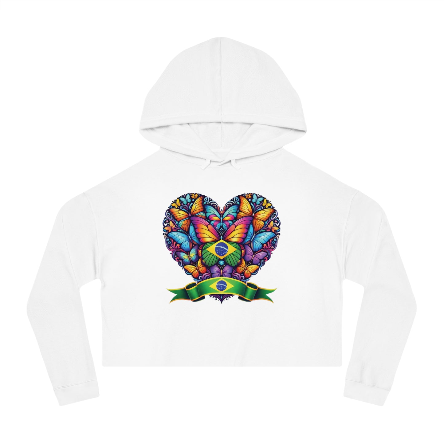 Women’s Cropped Butterfly's Heartland Hooded Sweatshirt