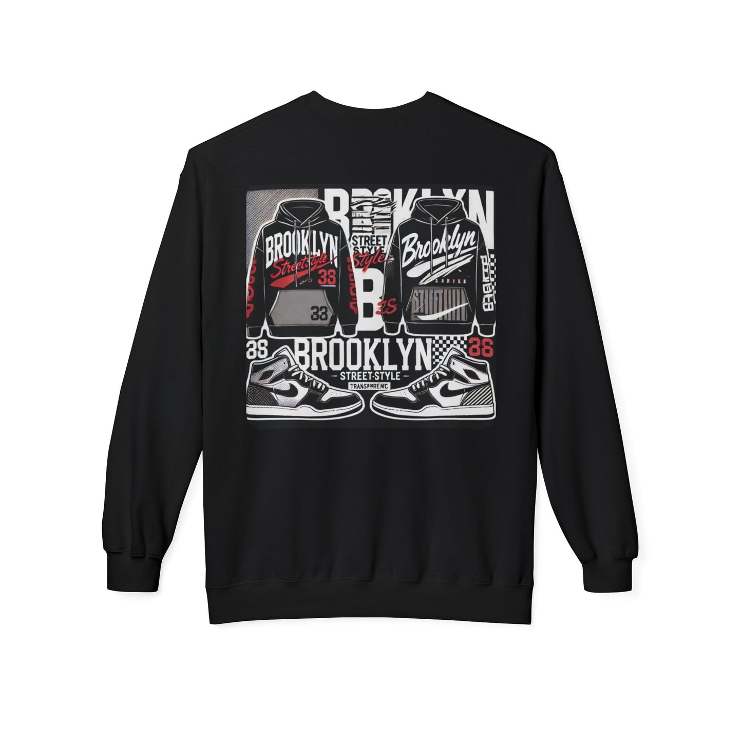 Ok Brooklyn's Unisex Midweight Softstyle Fleece Crewneck Sweatshirt