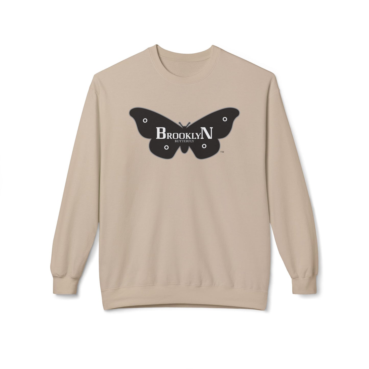 Brooklyn Butterfly's Unisex Midweight Softstyle Fleece Crewneck Sweatshirt