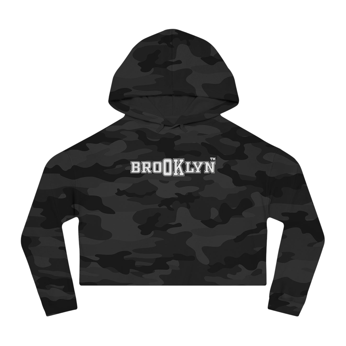 Ok Brooklyn's Women’s Cropped Hooded Sweatshirt