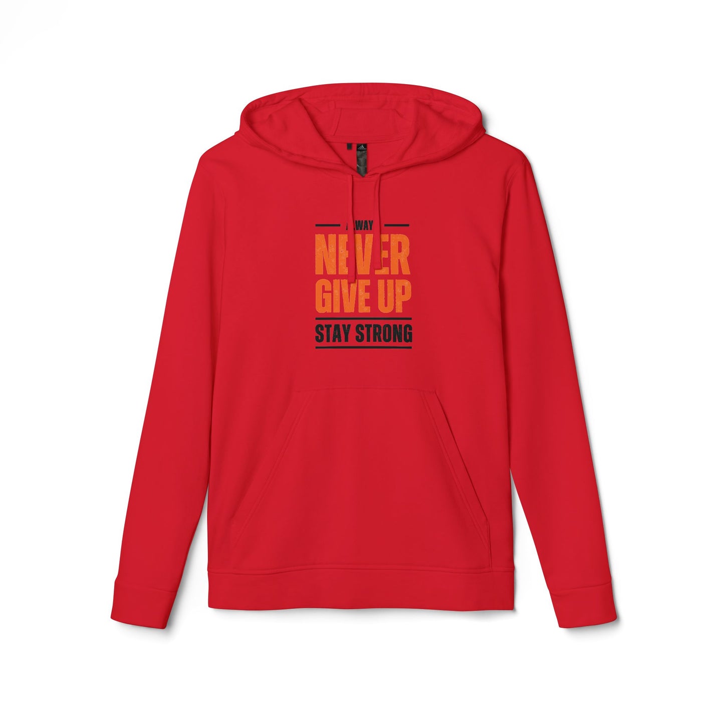 Begeter's Adidas Fleece Hoodie - Never Give Up, Stay Strong Adidas Unisex