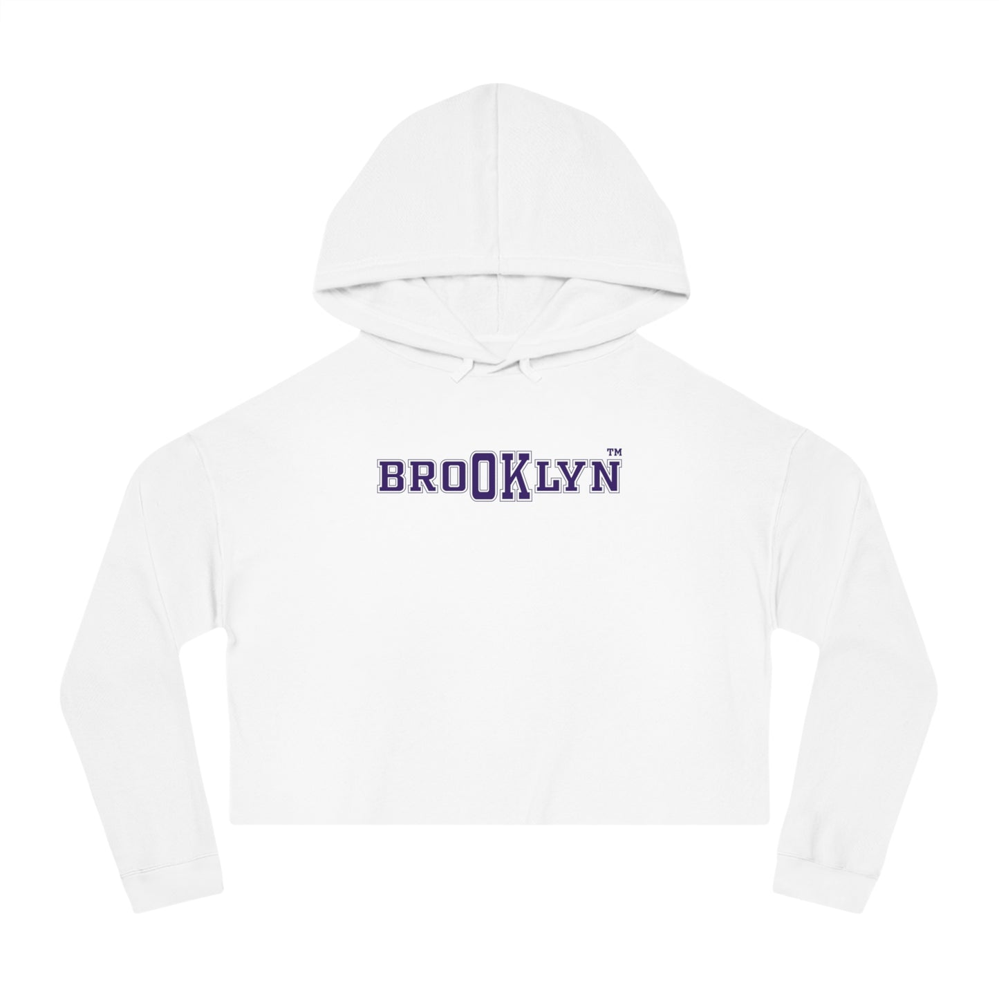 Ok Brooklyn's Women’s Cropped Hooded Sweatshirt