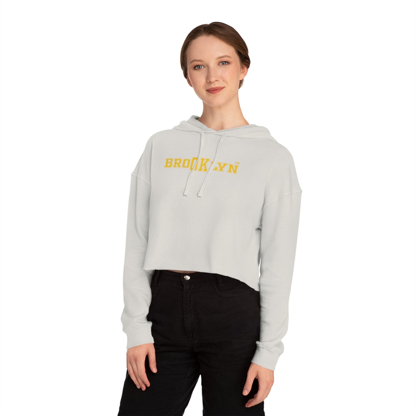 Ok Brooklyn's Women’s Cropped Hooded Sweatshirt