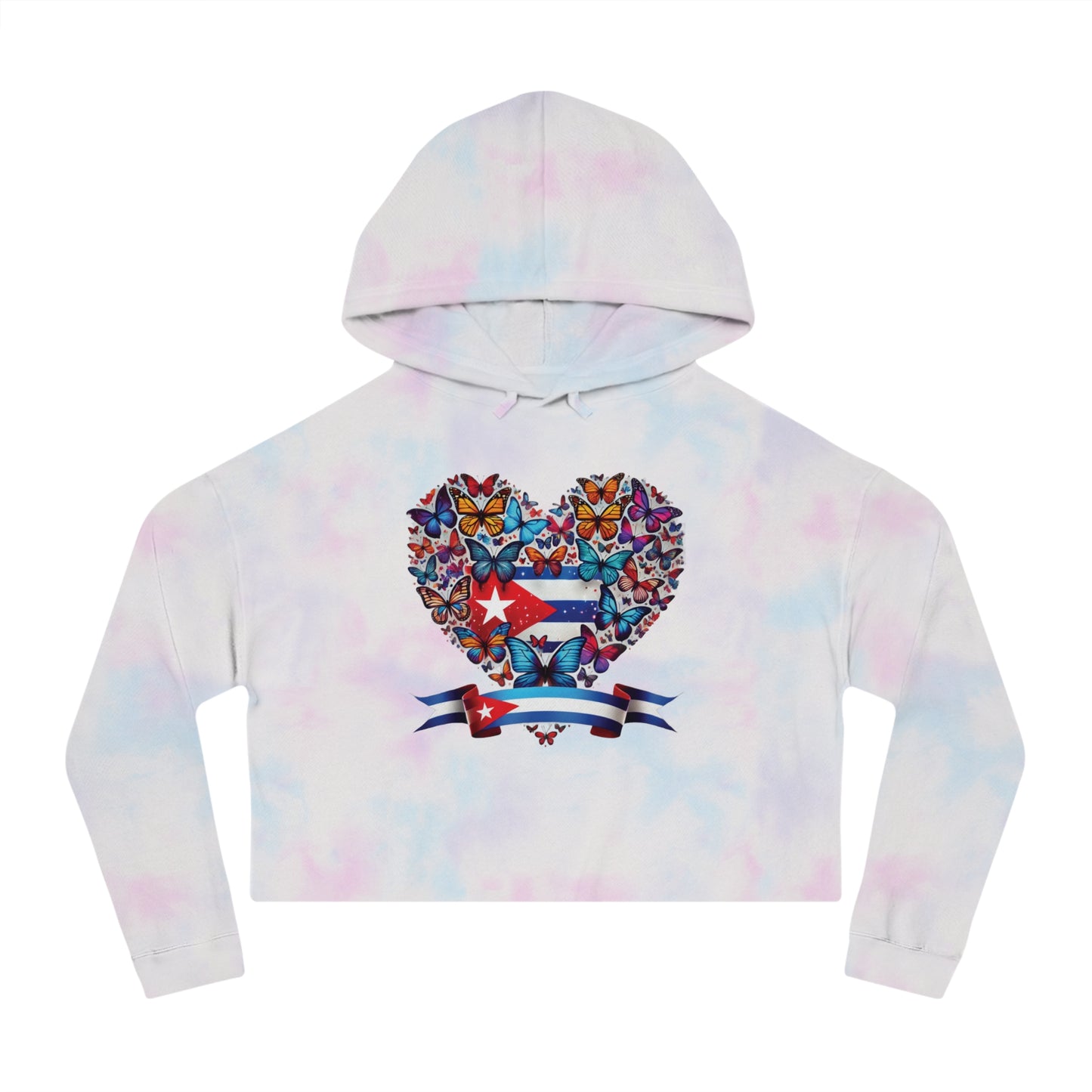 Women’s Cropped Butterfly's Heartland Hooded Sweatshirt