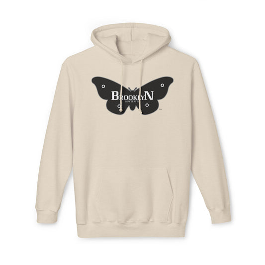Brooklyn Butterfly Unisex Hooded Sweatshirt, Made in US