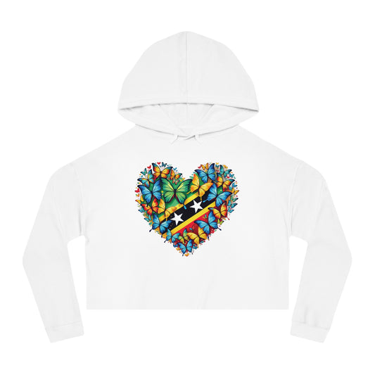 Women’s Cropped Butterfly's Heartland Hooded Sweatshirt
