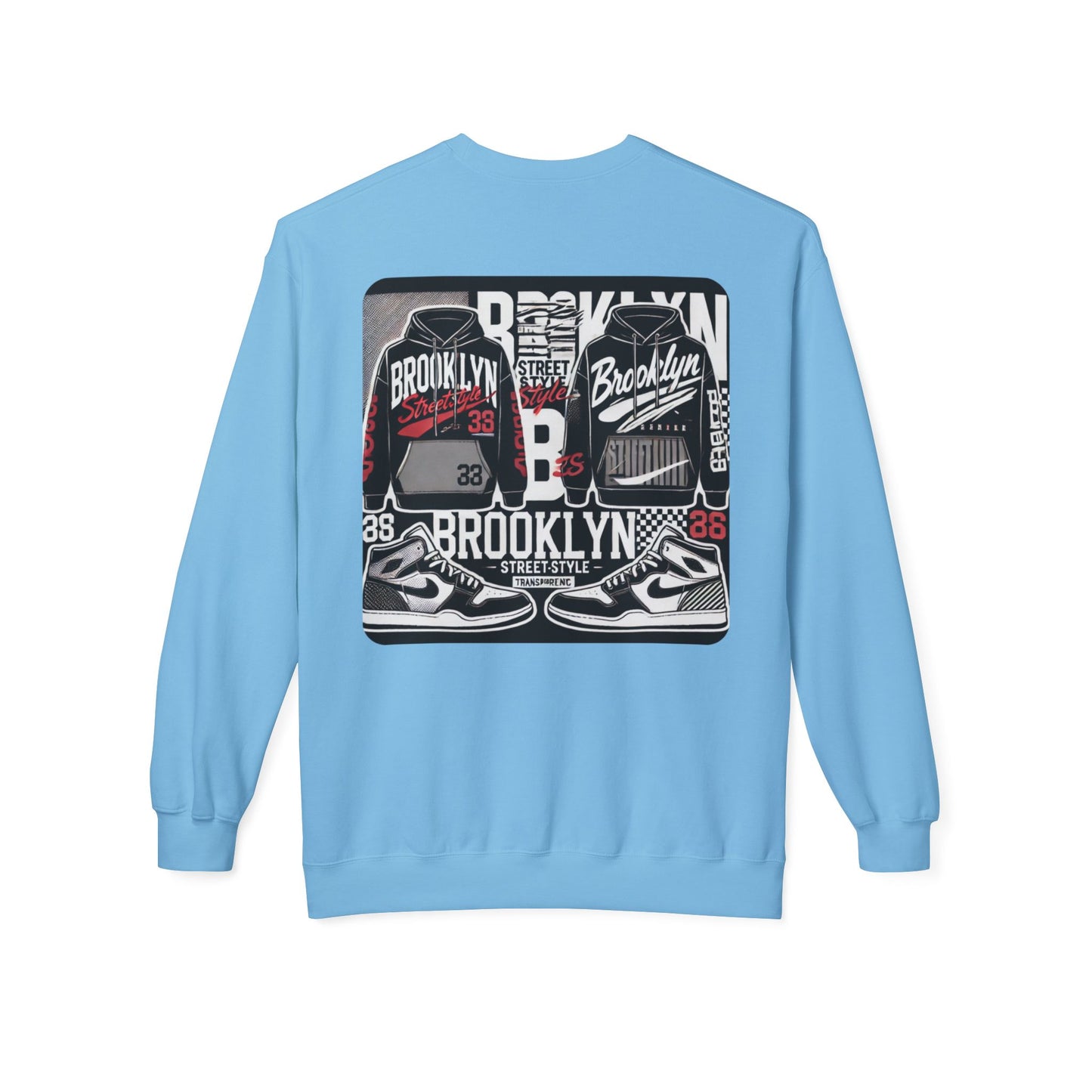 Ok Brooklyn's Unisex Midweight Softstyle Fleece Crewneck Sweatshirt