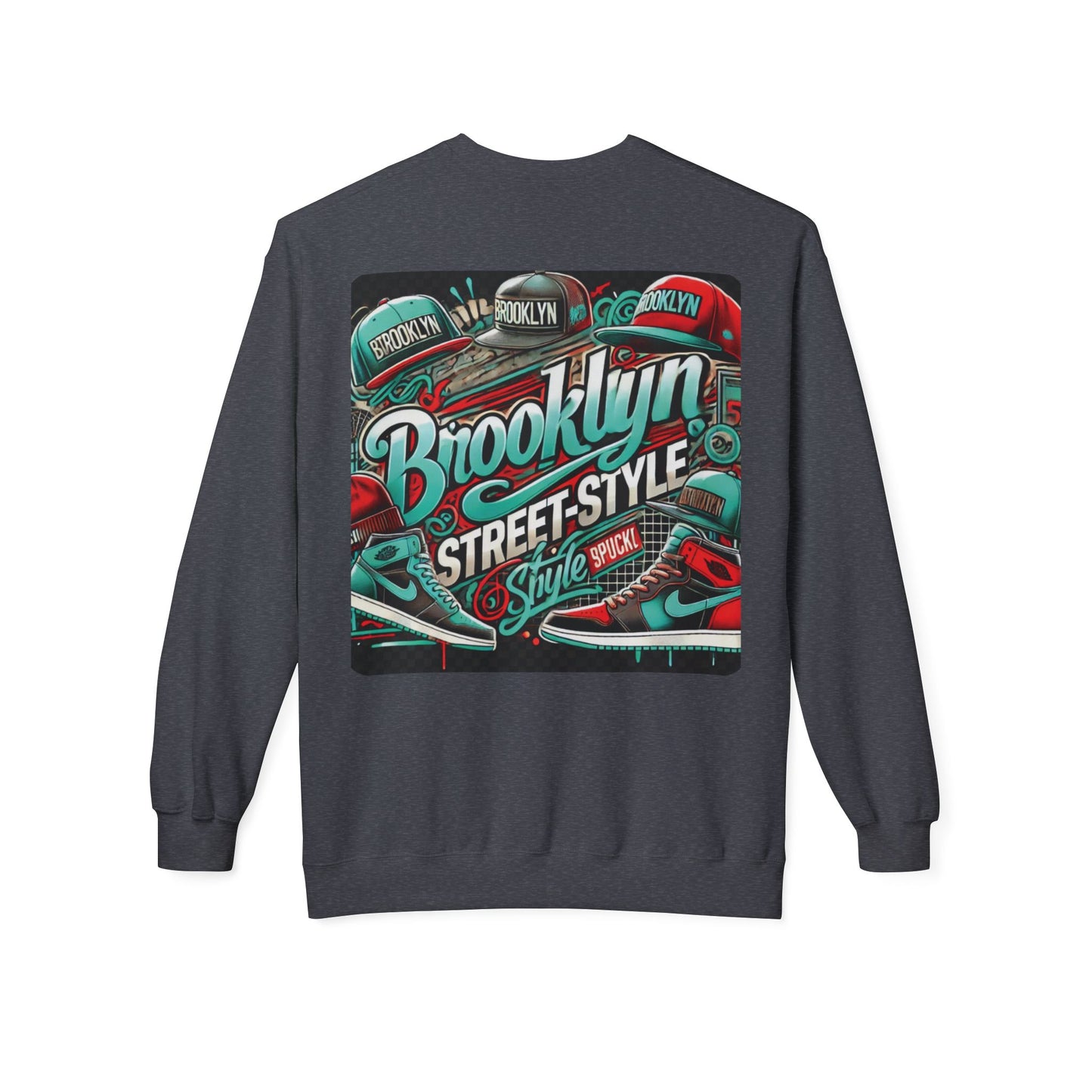 Ok Brooklyn's Unisex Midweight Softstyle Fleece Crewneck Sweatshirt