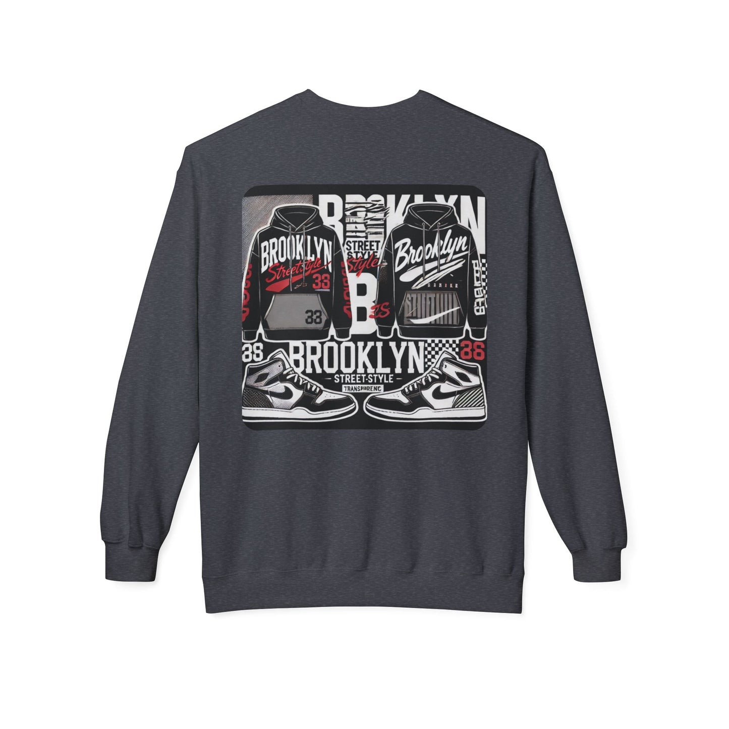 Ok Brooklyn's Unisex Midweight Softstyle Fleece Crewneck Sweatshirt