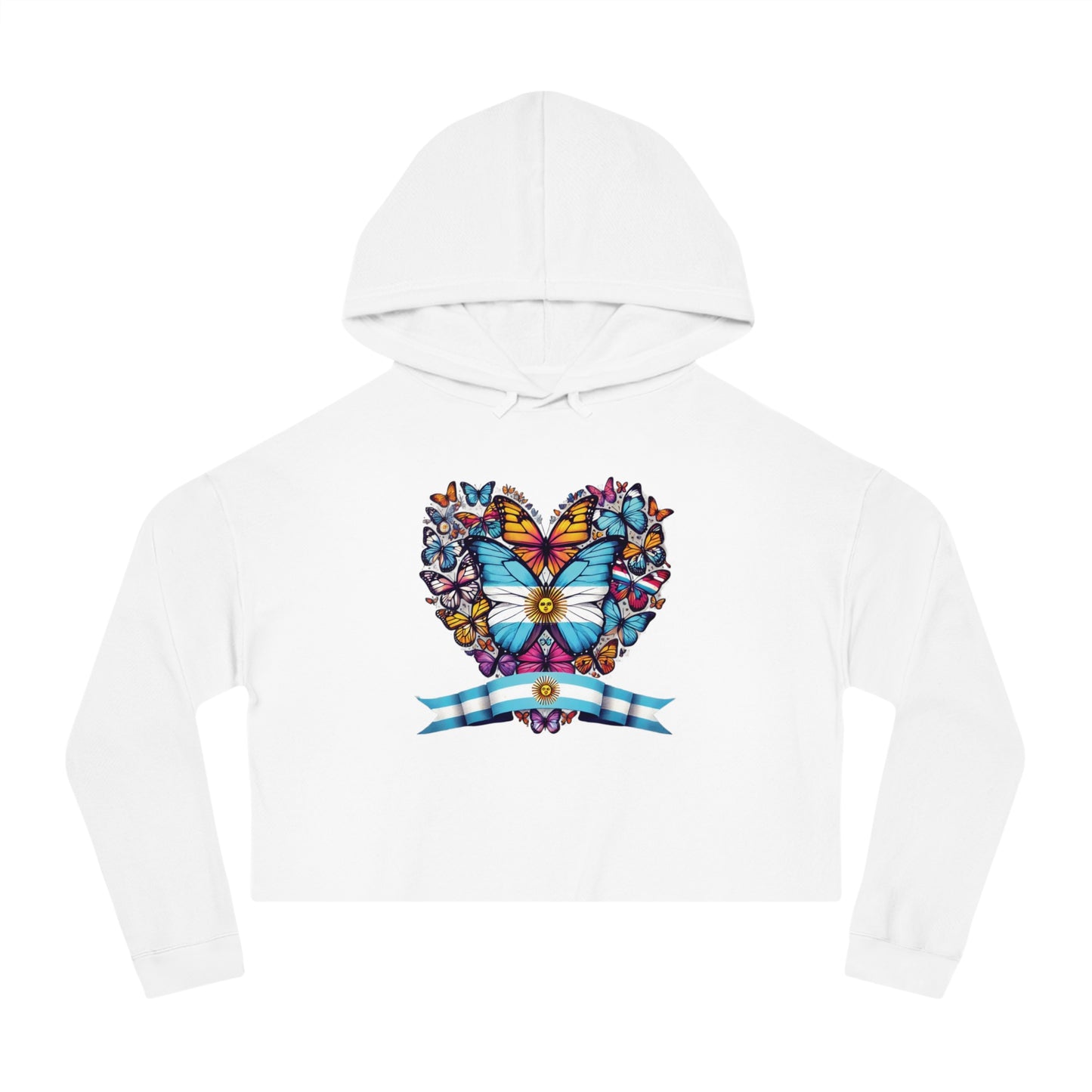 Women’s Cropped Butterfly's Heartland Hooded Sweatshirt