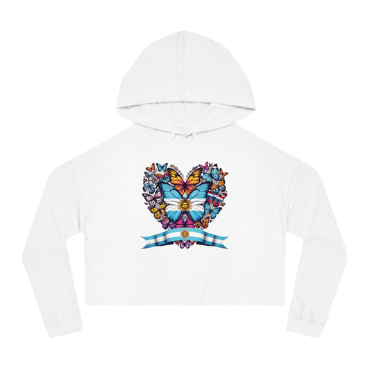 Women’s Cropped Butterfly's Heartland Hooded Sweatshirt