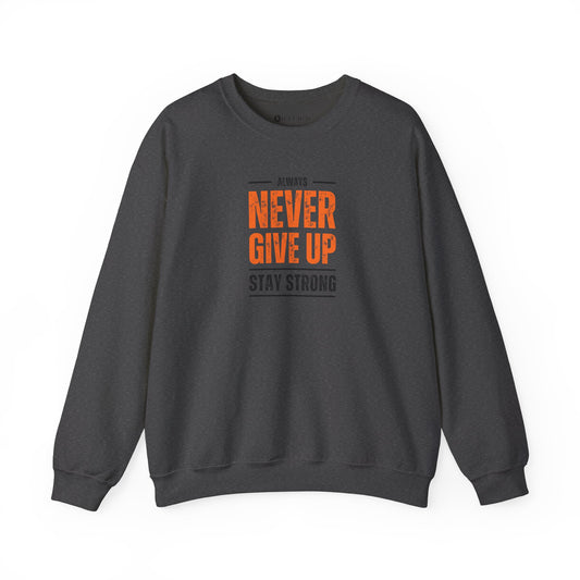 Begetter's Never give Up Unisex Heavy Blend™ Crewneck Sweatshirt