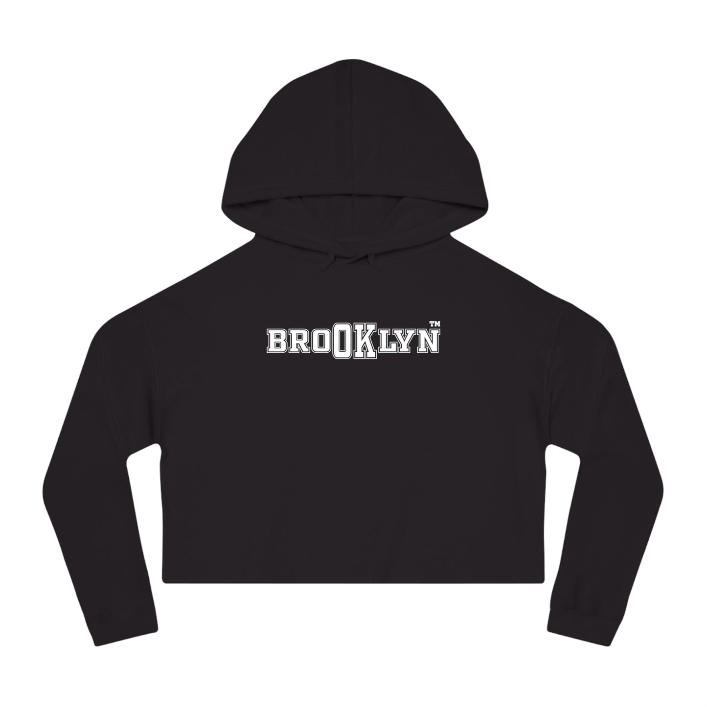 Ok Brooklyn's Women’s Cropped Hooded Sweatshirt