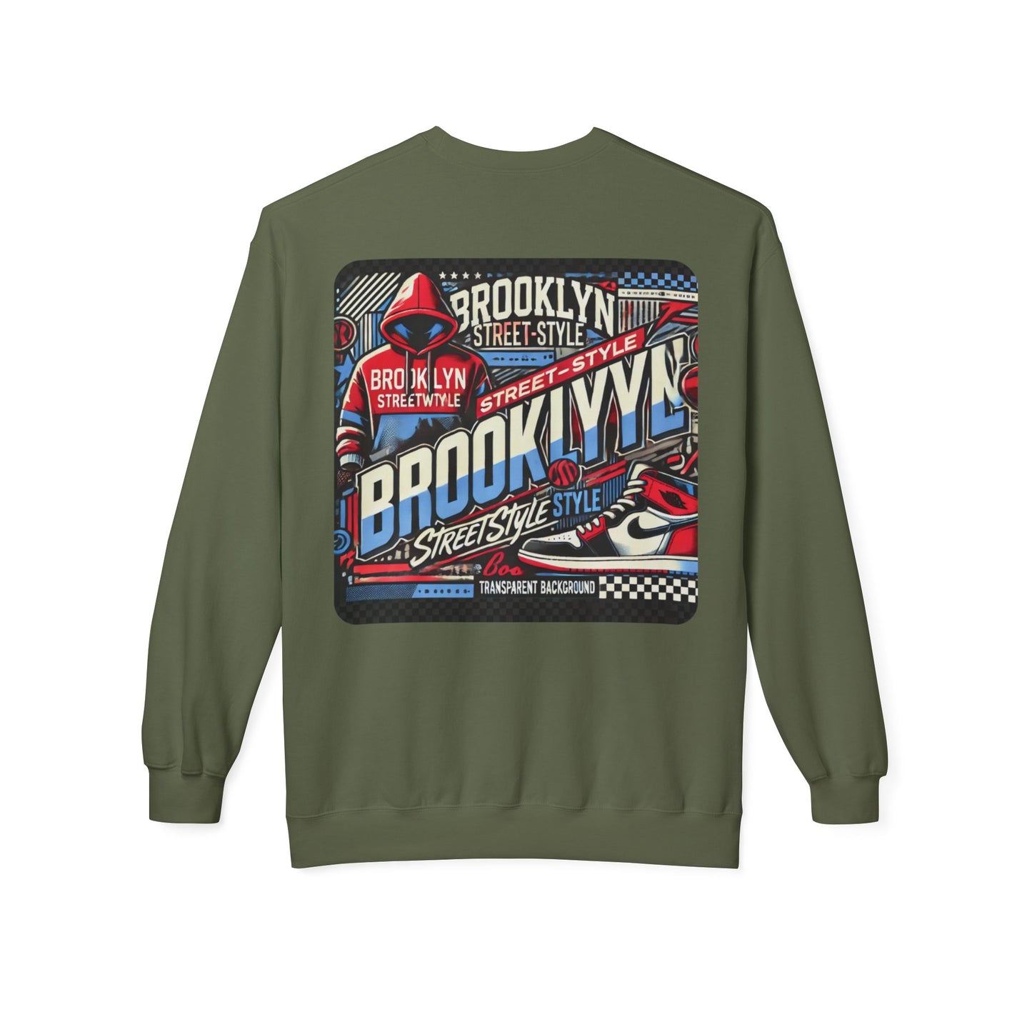 Ok Brooklyn's Unisex Midweight Softstyle Fleece Crewneck Sweatshirt