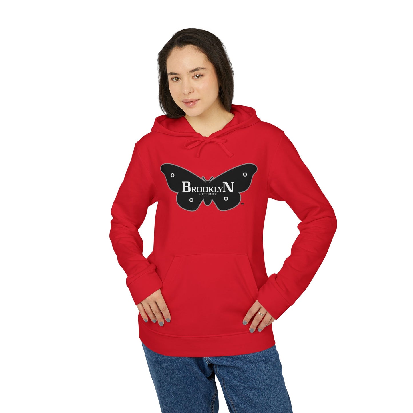 Brooklyn butterfly's adidas Unisex Fleece Hoodie