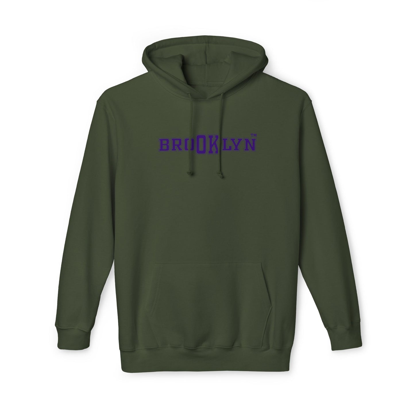 Ok Brooklyn's Unisex Hooded Sweatshirt, Made in US