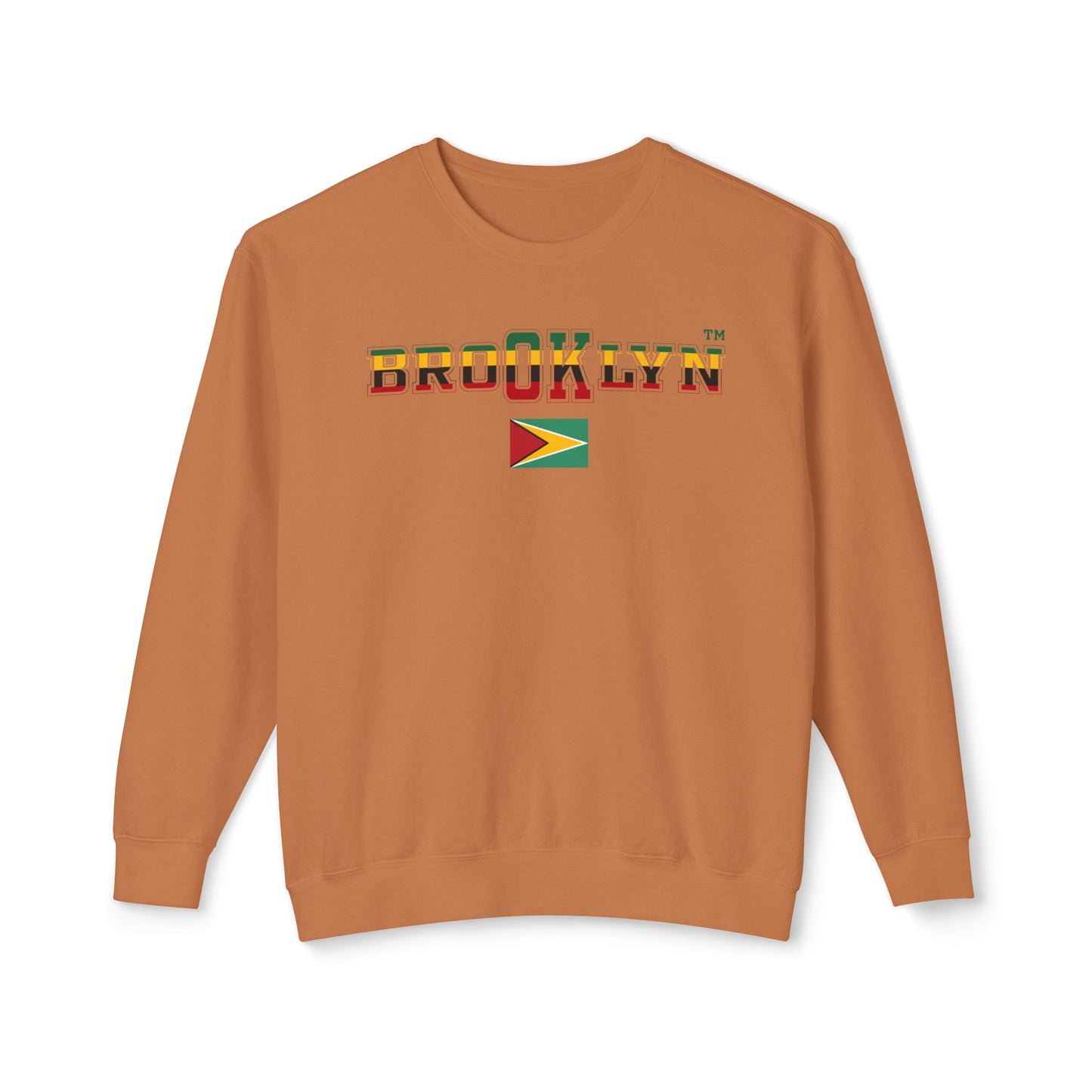 Guyana Unisex Lightweight Crewneck Sweatshirt