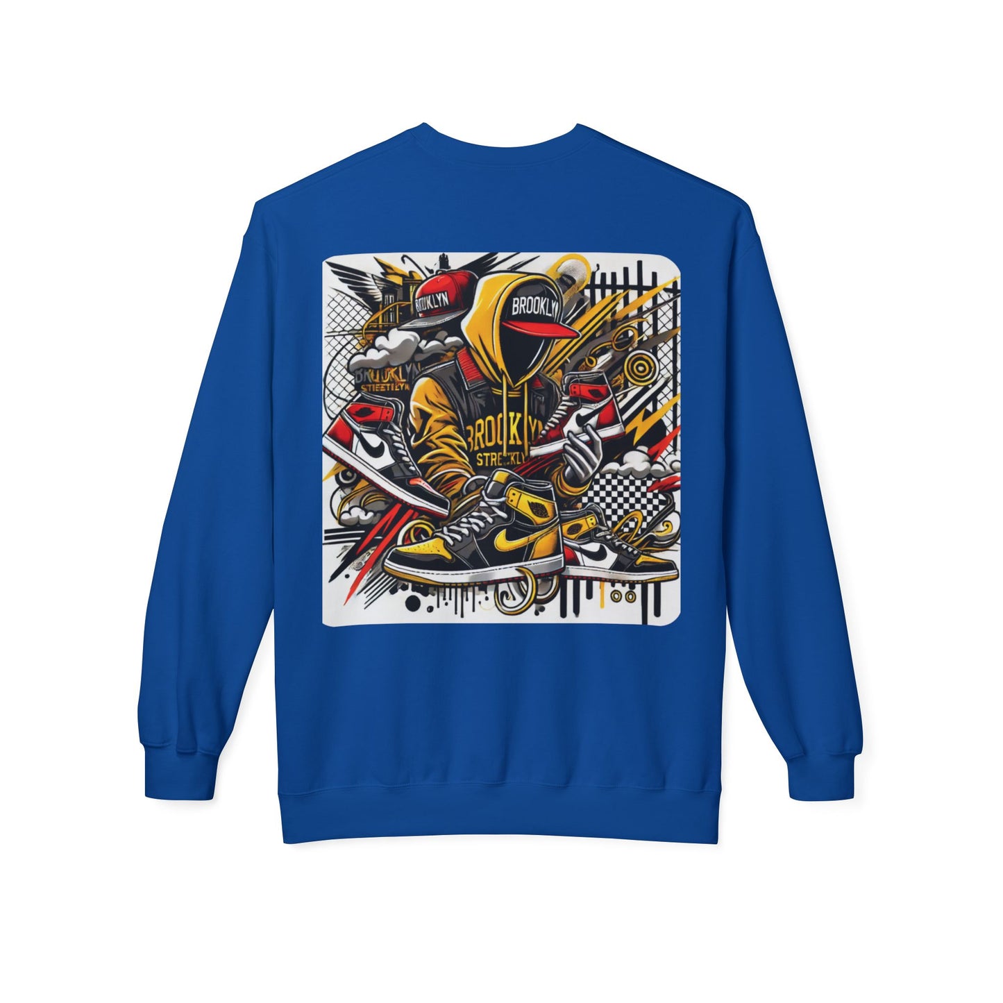 Ok Brooklyn's Unisex Midweight Softstyle Fleece Crewneck Sweatshirt