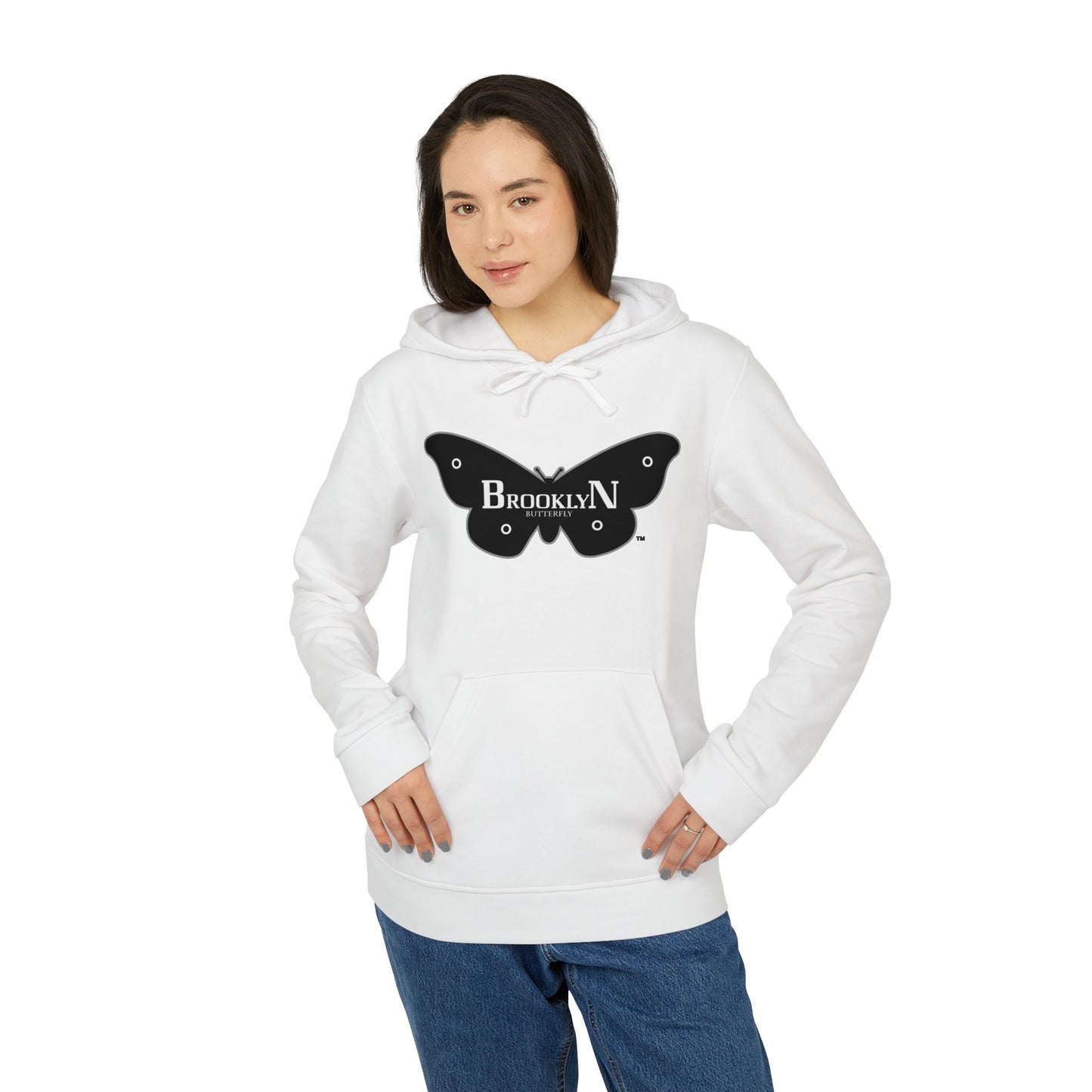Brooklyn butterfly's adidas Unisex Fleece Hoodie