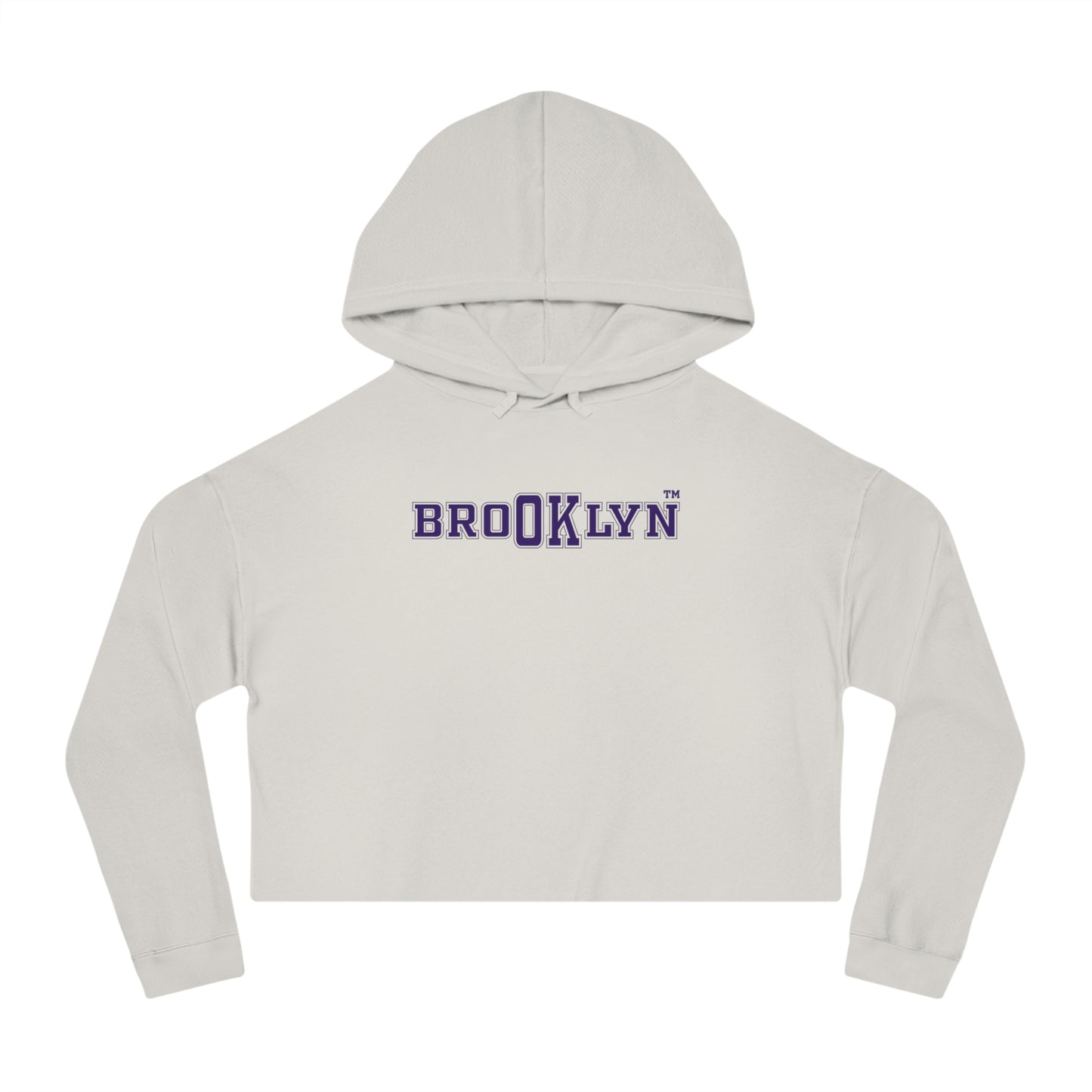 Ok Brooklyn's Women’s Cropped Hooded Sweatshirt