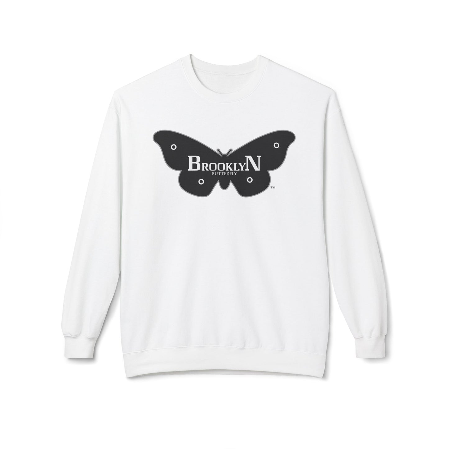 Brooklyn Butterfly's Unisex Midweight Softstyle Fleece Crewneck Sweatshirt