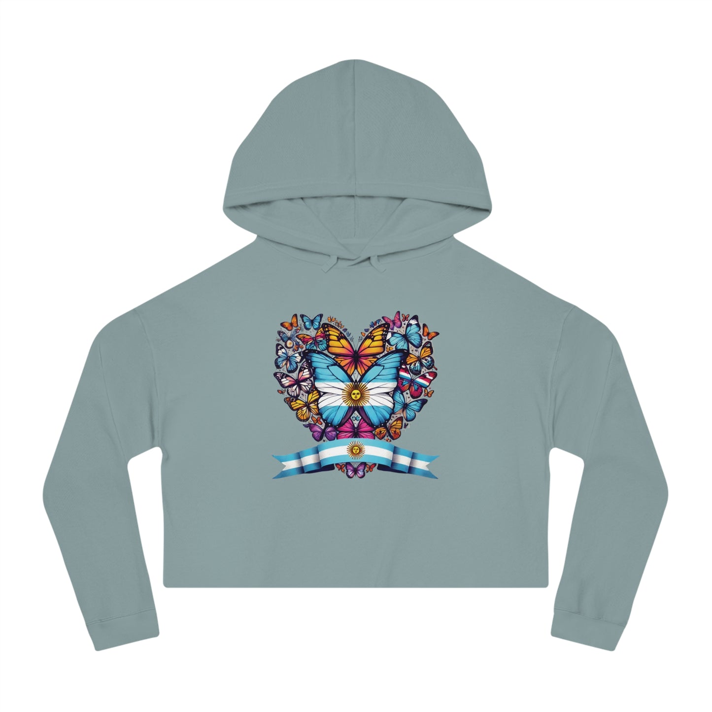 Women’s Cropped Butterfly's Heartland Hooded Sweatshirt