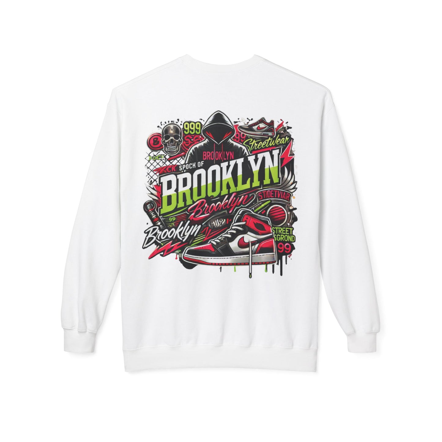 Ok Brooklyn's Unisex Midweight Softstyle Fleece Crewneck Sweatshirt