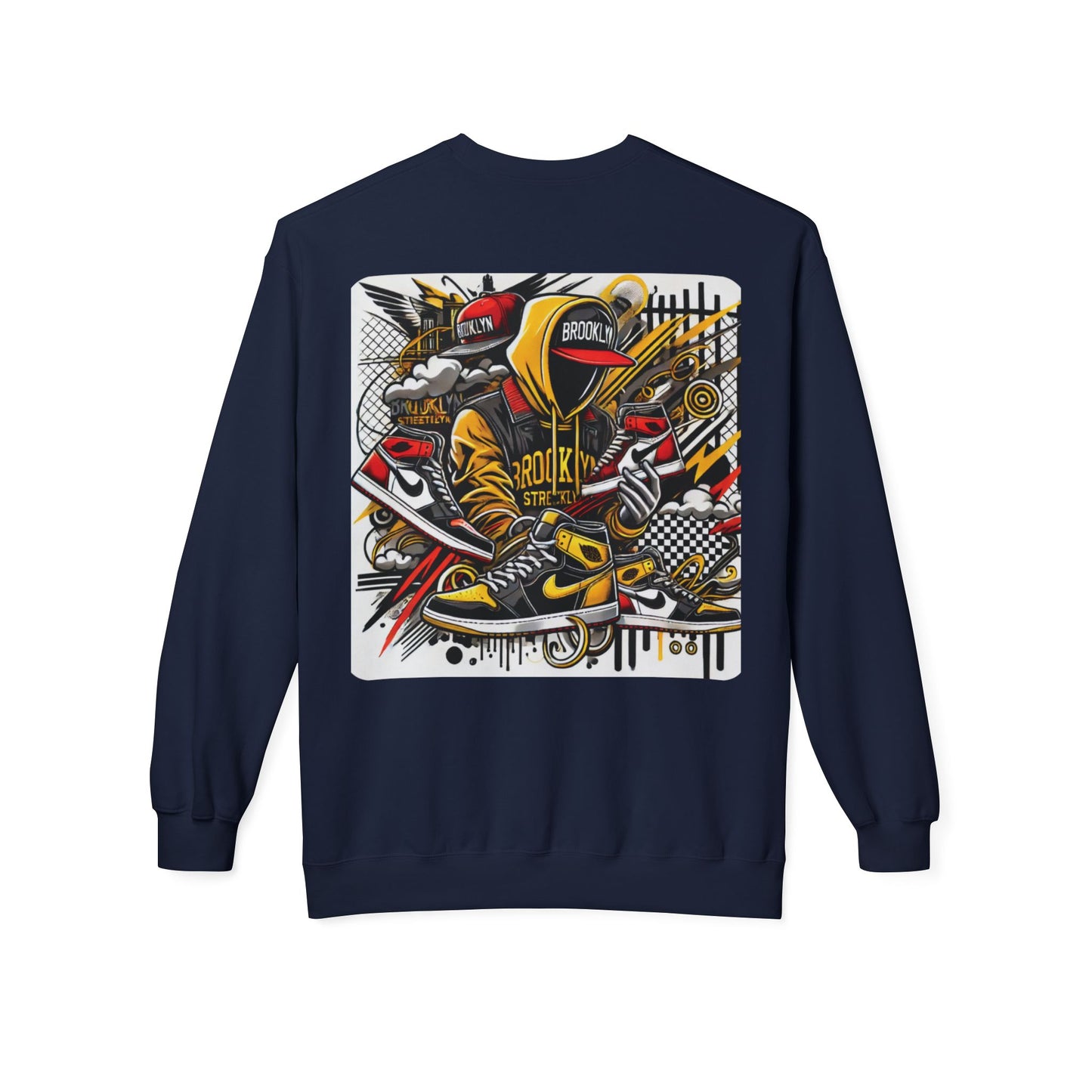 Ok Brooklyn's Unisex Midweight Softstyle Fleece Crewneck Sweatshirt