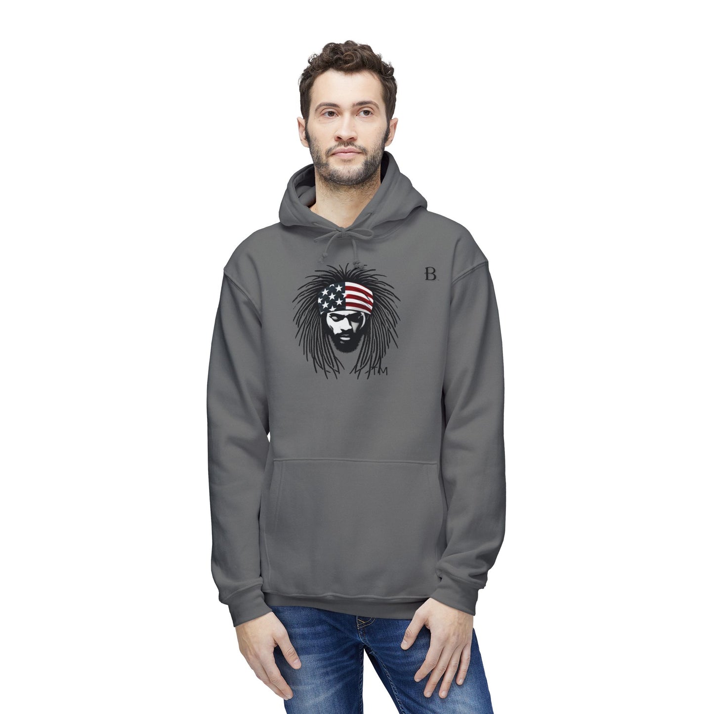 Begetter's Unisex Hooded Sweatshirt, Made in US