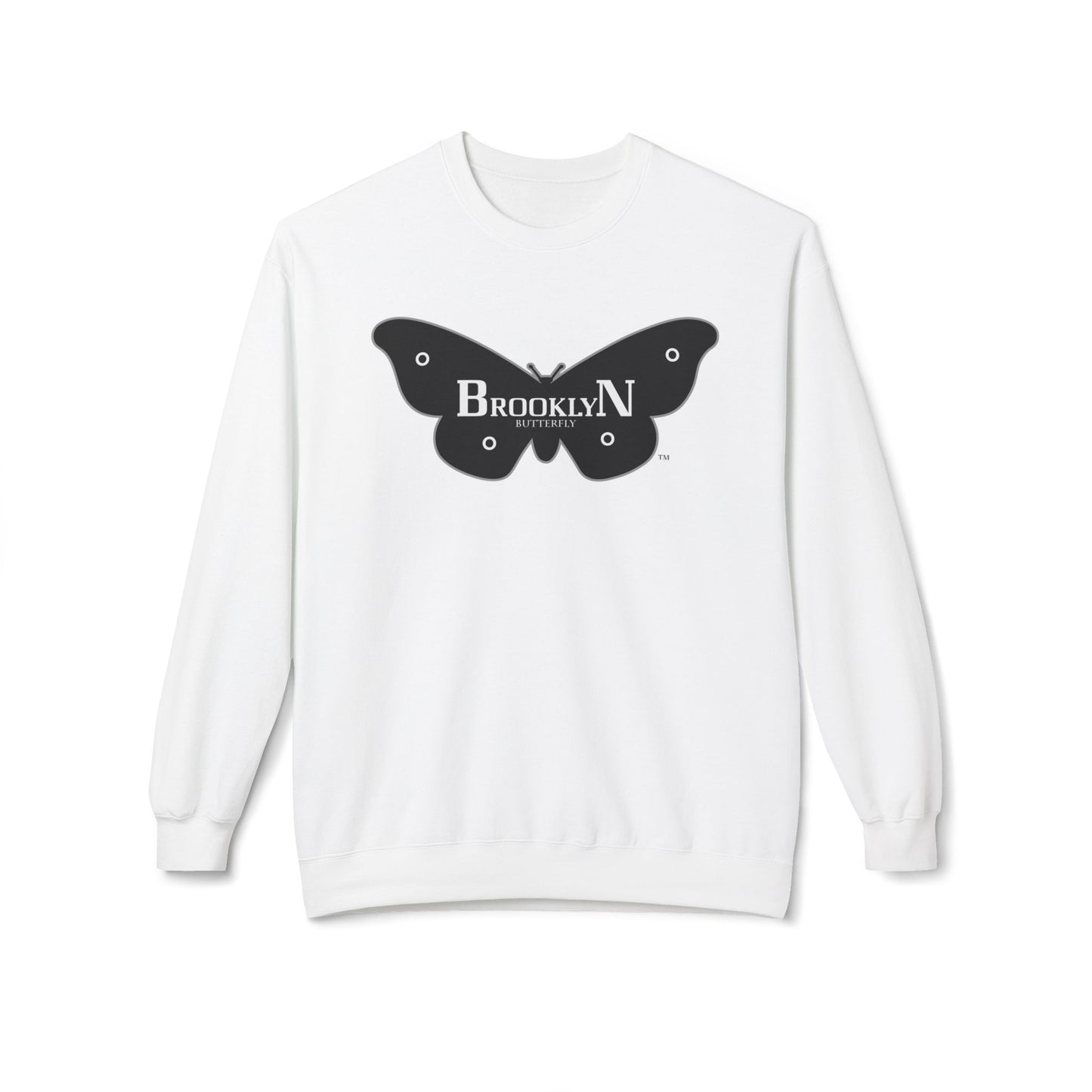 Brooklyn Butterfly's Unisex Midweight Softstyle Fleece Crewneck Sweatshirt