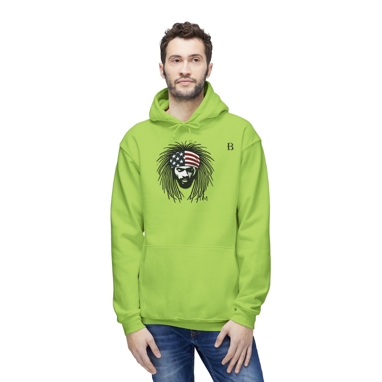 Begetter's Unisex Hooded Sweatshirt, Made in US