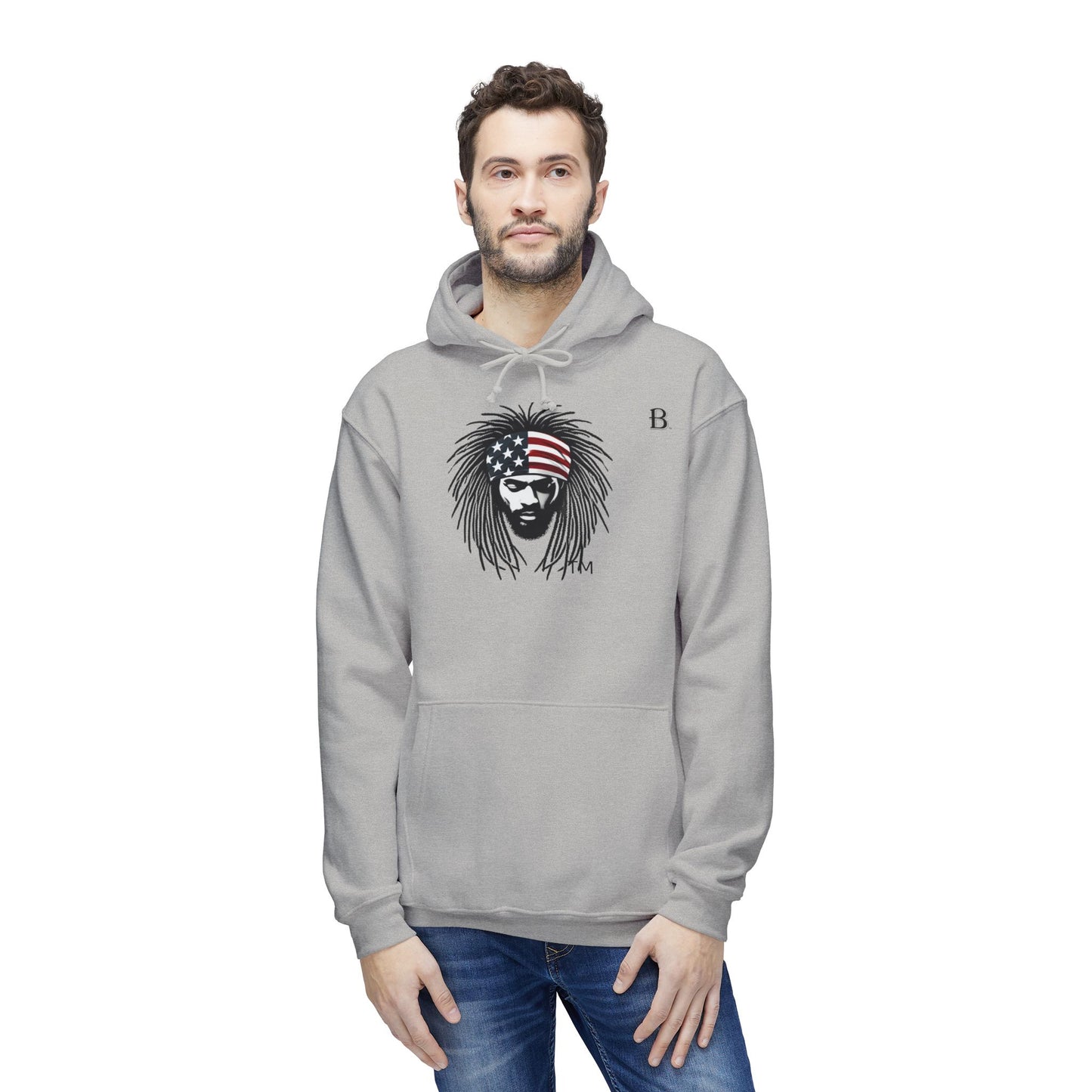 Begetter's Unisex Hooded Sweatshirt, Made in US
