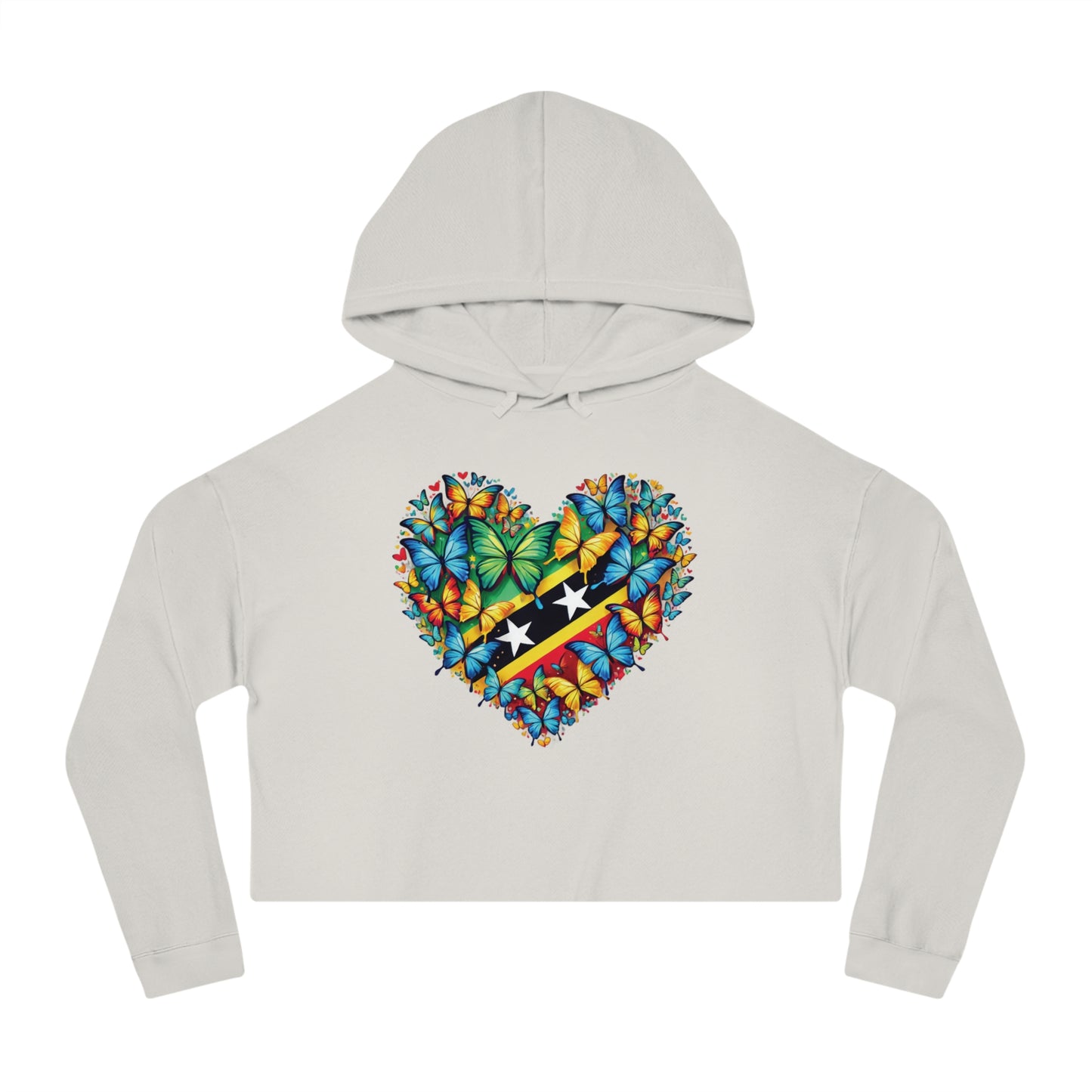 Women’s Cropped Butterfly's Heartland Hooded Sweatshirt