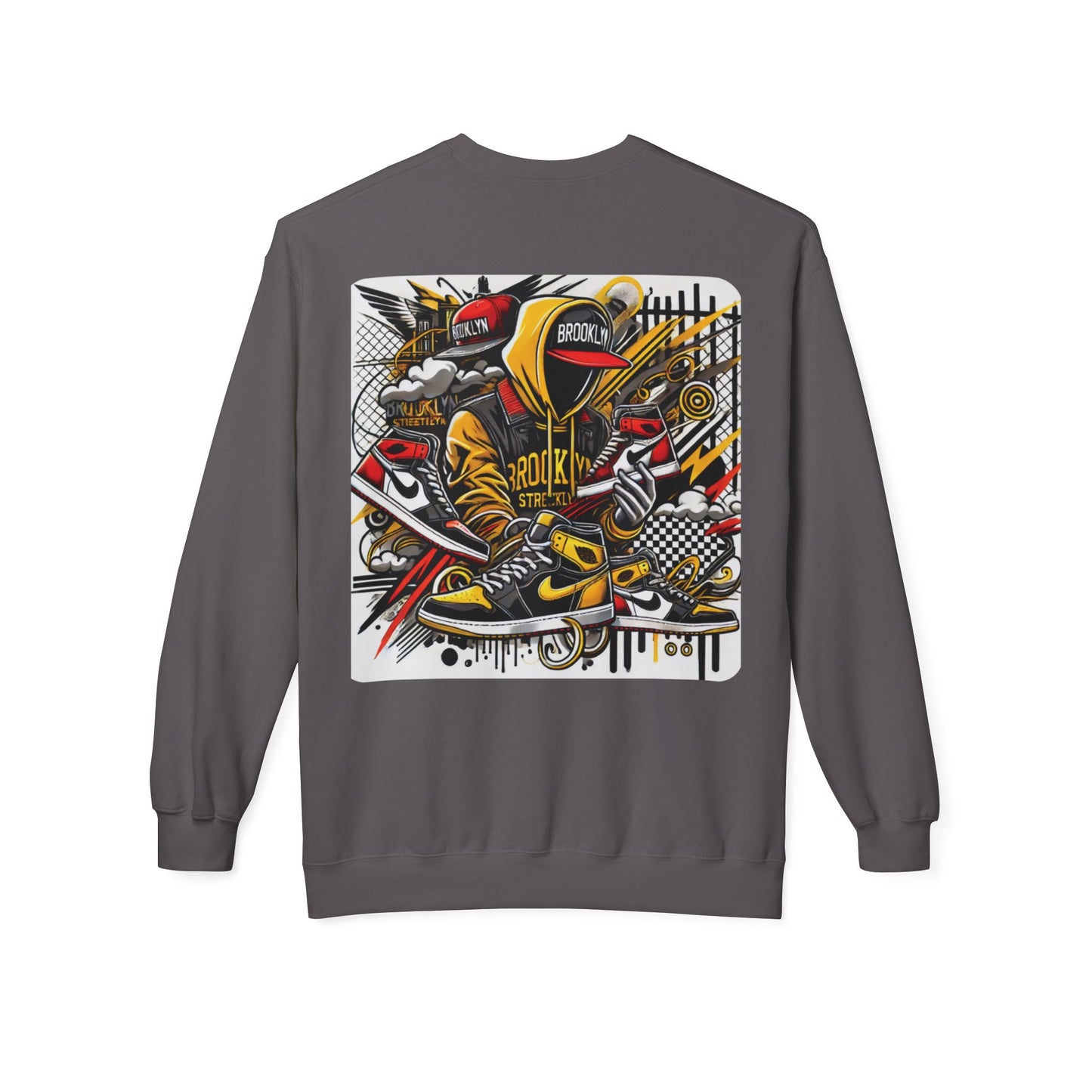 Ok Brooklyn's Unisex Midweight Softstyle Fleece Crewneck Sweatshirt